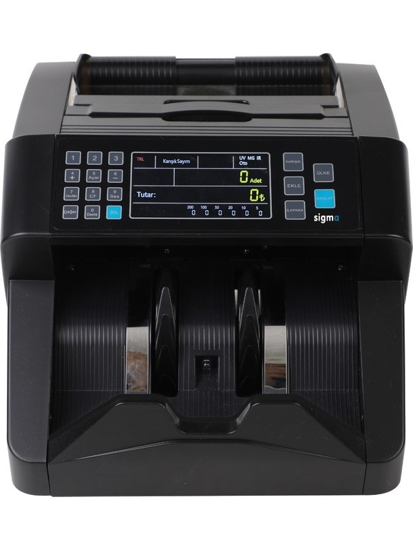 SC8000 Para Sayma Makinesi – Tl Karışık, Dolar & Euro Adet Sayımı - Müşteri Ekranı