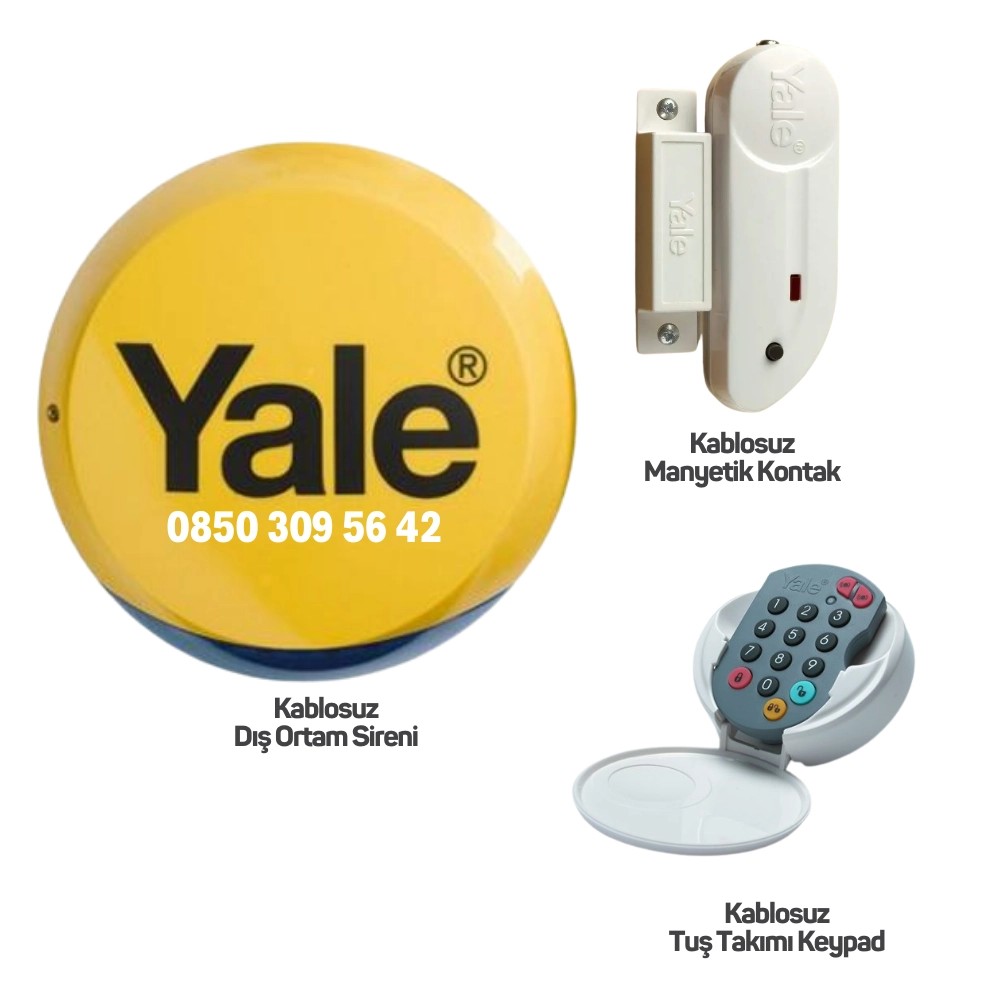 Yale Compact Kablosuz Hırsız Alarm Sistemi B-HSA6100
