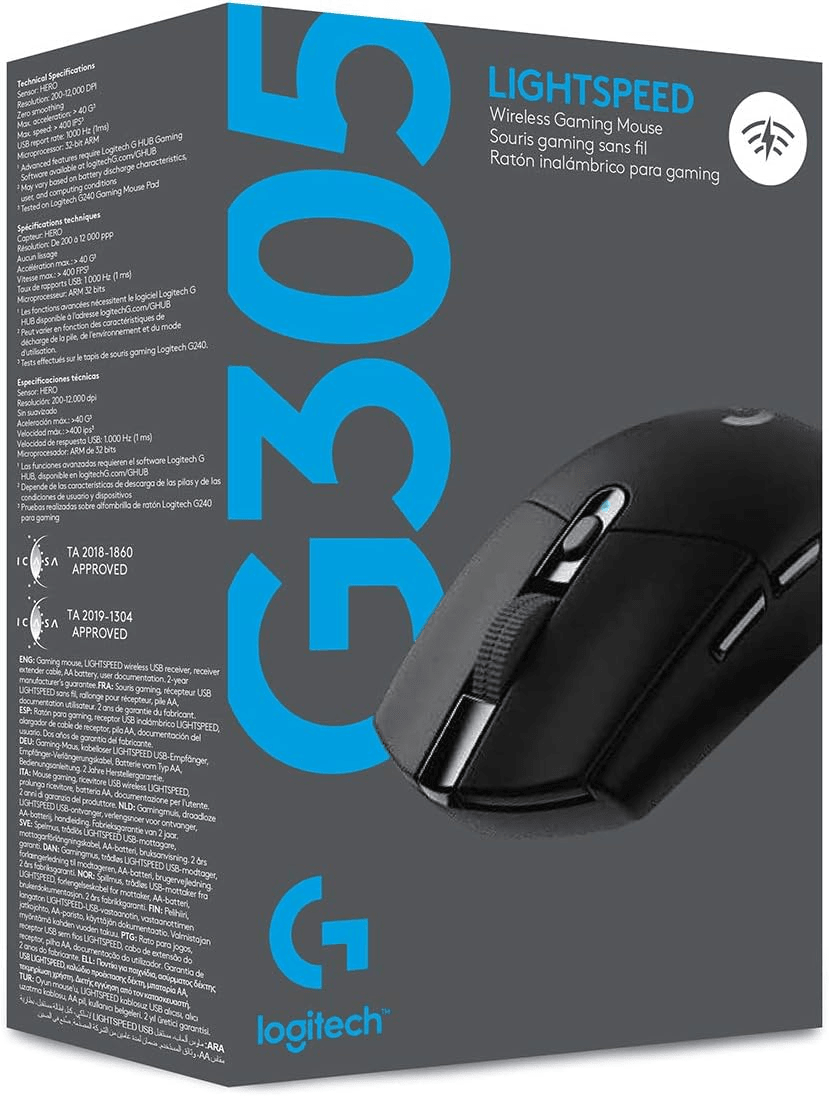 Logitech G305 Lightspeed 910-005283 Wireless Optik Oyuncu Mouse Siyah