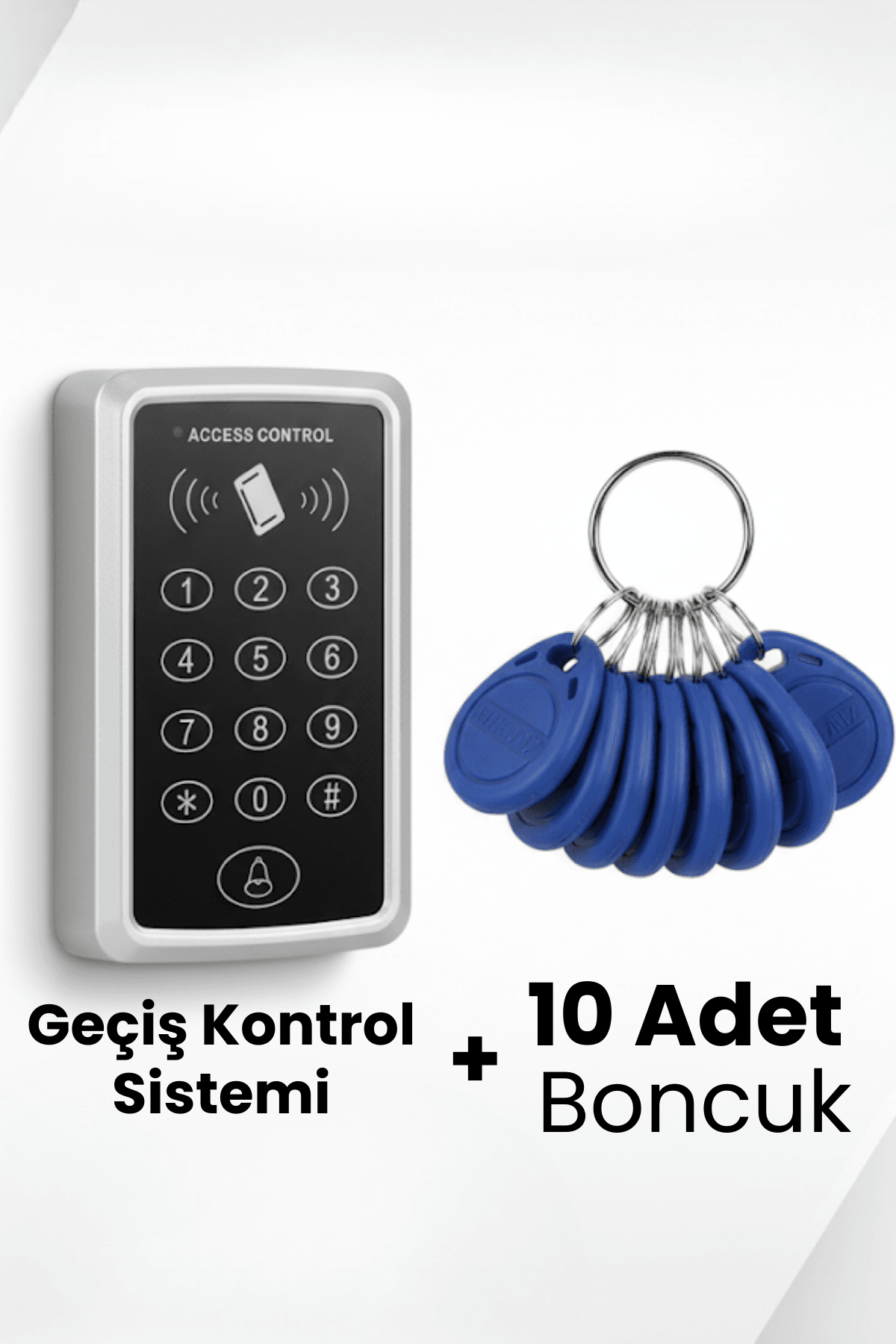 Rfıd Şifreli Kapı Kilidi Şifreli ve Kartlı Geçiş Sistemi Kartlı Geçiş Kontrol Sistemi 10 Boncuklu