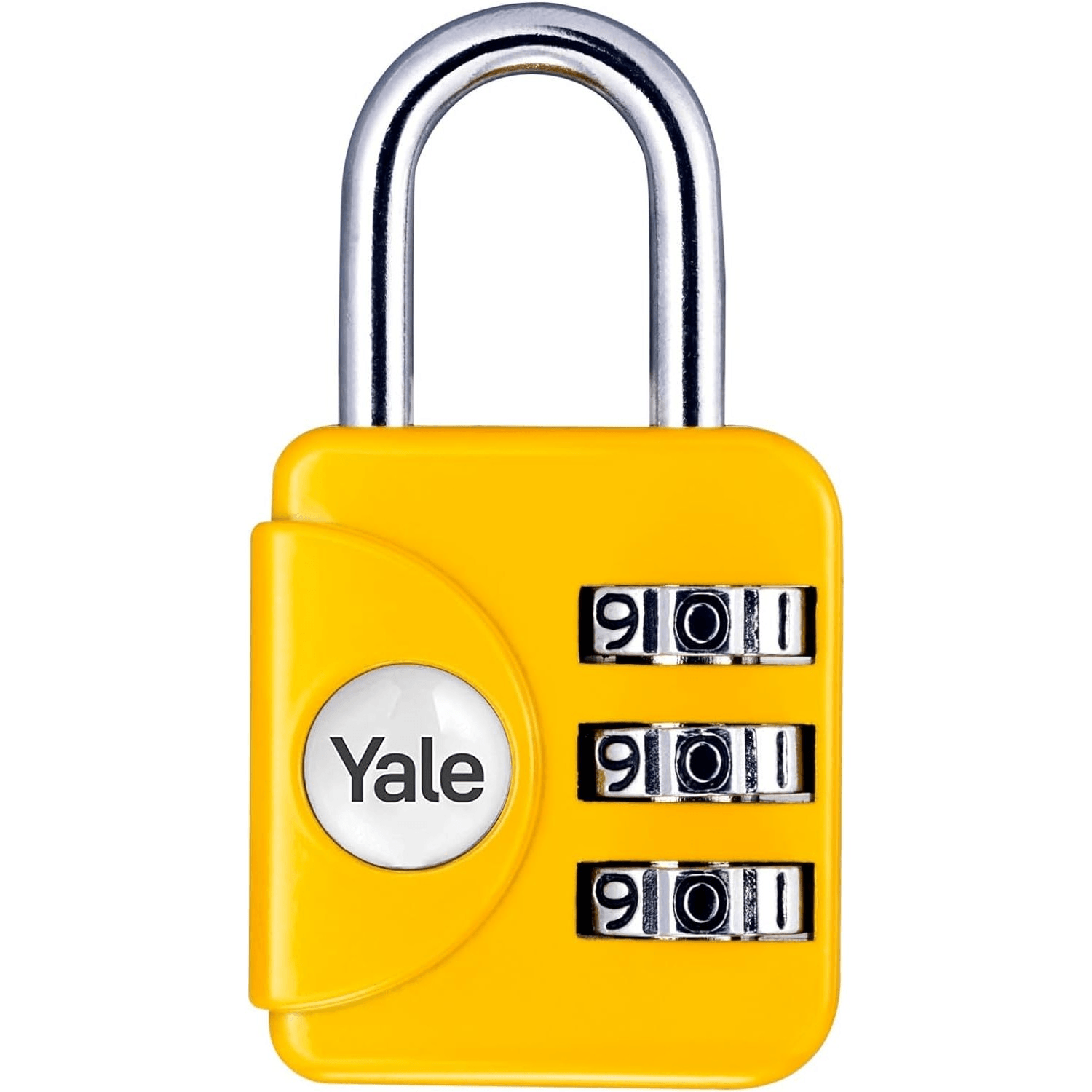 Yale Geniş Tip Mini Şifreli Asma Kilit - Sarı YP1/28/121/1 HBCV00005M1D7L