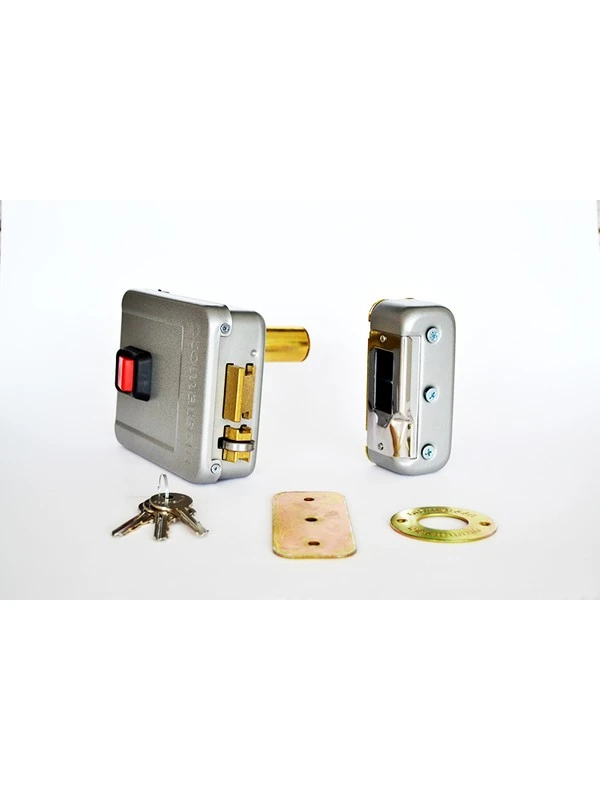 Otomatsan Uzun Barelli Trajlı Kilit Anahtarlı Demir Kapı Otomatı 70 Mm