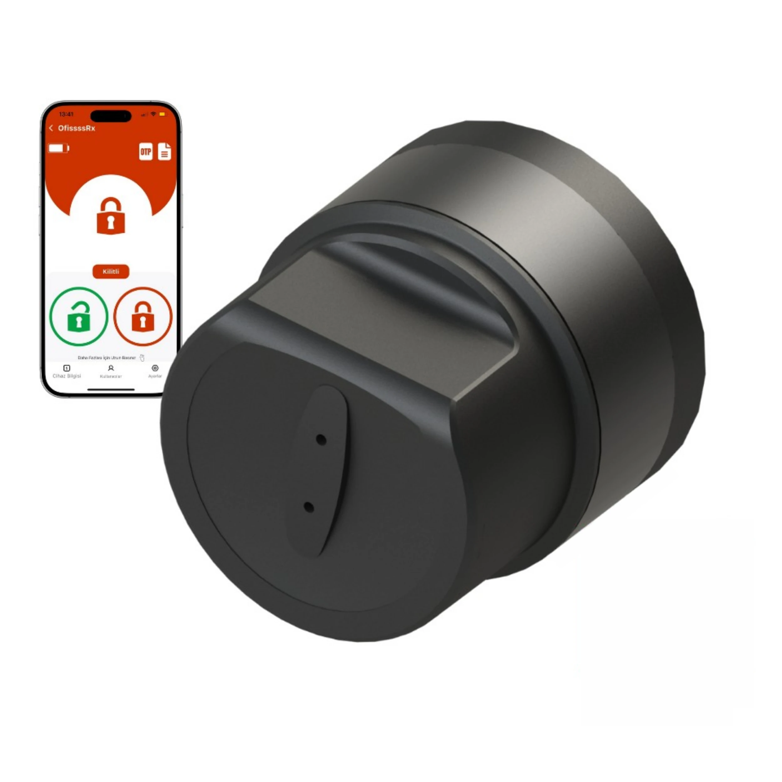 Utopic Rx Yapay Zeka Destekli Akıllı Kilit (Anahtar Üzerine Montaj Akıllı Kapı Kilidi)