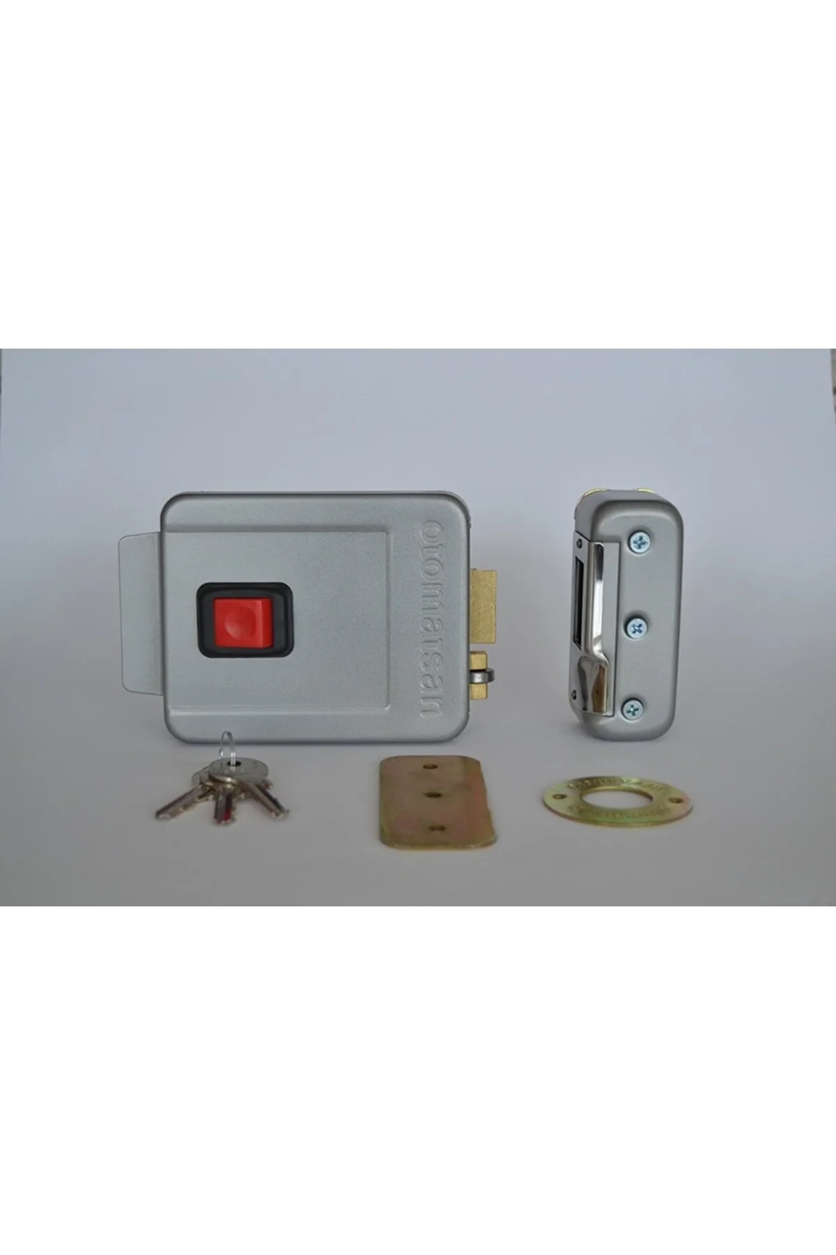 Otomatsan Uzun Barelli Trajlı Kilit Anahtarlı Demir Kapı Otomatı 70 Mm