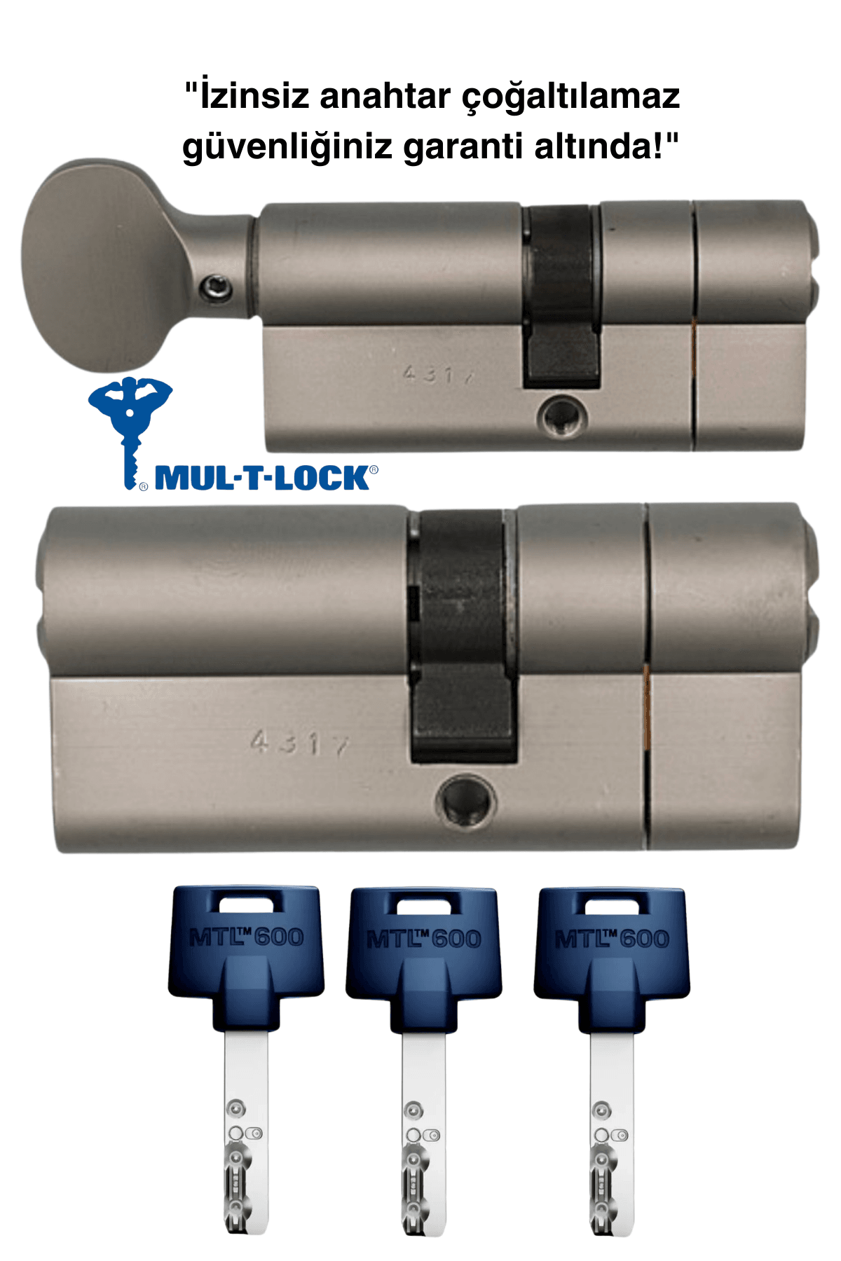 MTL600 İnteractive Yüksek Güvenli - Tuzaklı - Çelik Takviyeli İkiz Barel Seti - 69 mm 3 Anahtarlı
