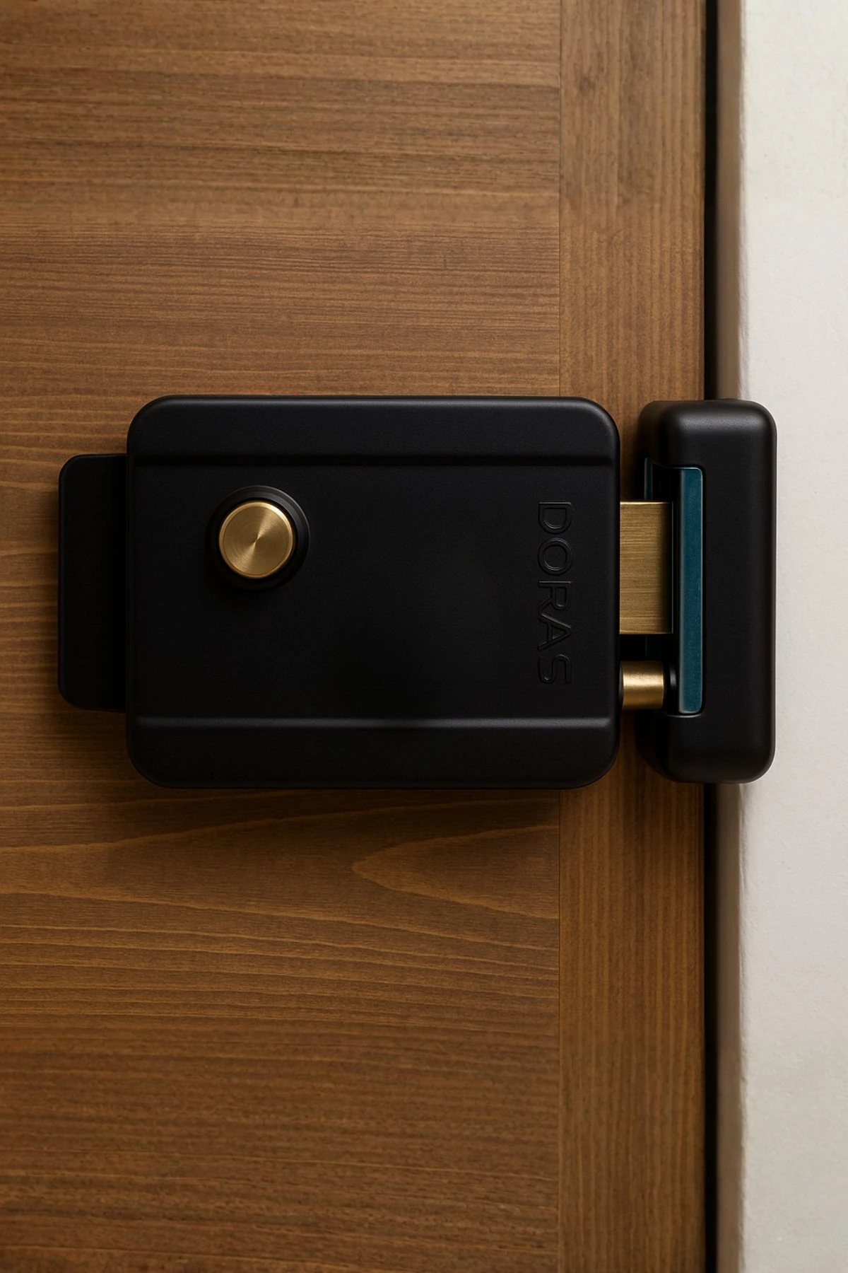 Doras Elektrikli Kapı Otomat Kilidi Makaralı Trajlı Kilit Düğmeli Dış Kapılar Otomatiği