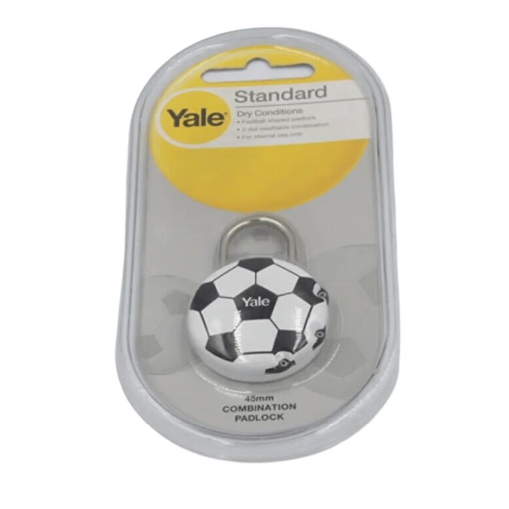 Yale Futbol Asma Kilit 3 Şifreli 45mm