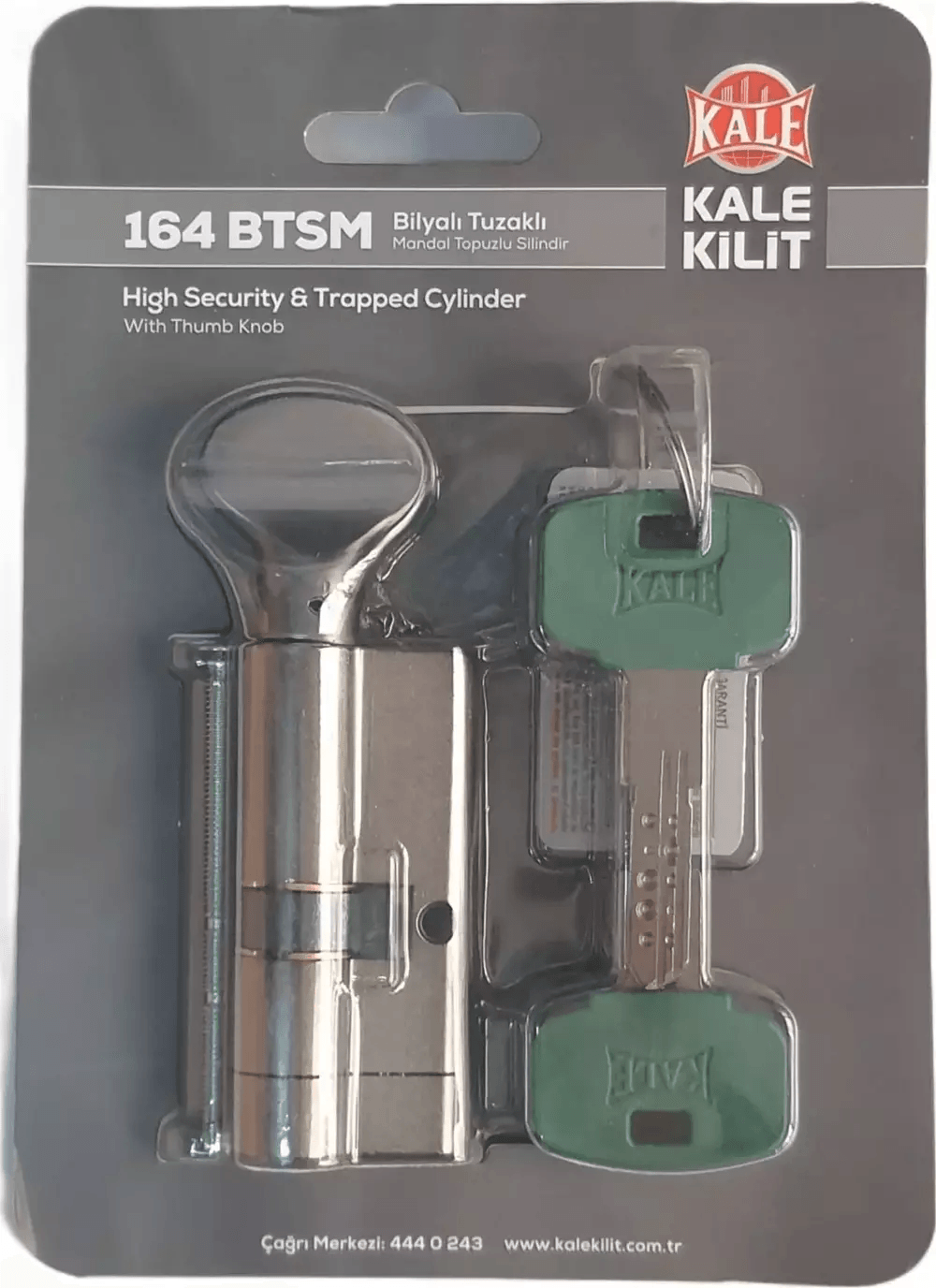Kale 164 BTSM Bilyalı Tuzaklı Mandallı Silindir