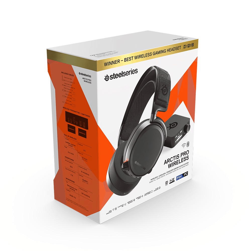 SteelSeries Arctis Pro Kablosuz Siyah Oyuncu Kulaklığı