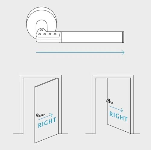 Yale Kilit Dijital Kapı Kolu Sol Krom - 8812-8LE1-0028