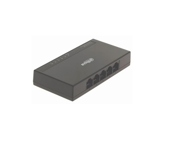 Dahua 5 Port 10/100/1000 Mbps Yönetilemez Masaüstü Switch PFS3005-5GT-L