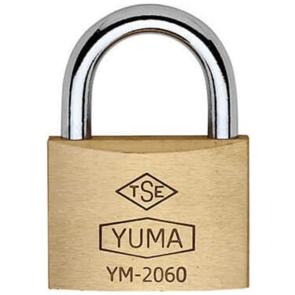 sa yu mi Yuma 60 MM Sarı Asma Kilit - YM-2060- algeliyo.com