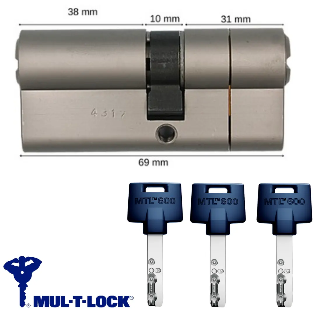 Mul-T-Lock Mtl 600 Tuzaklı Bilyalı Kapı Kilidi 69 mm Fiyatları