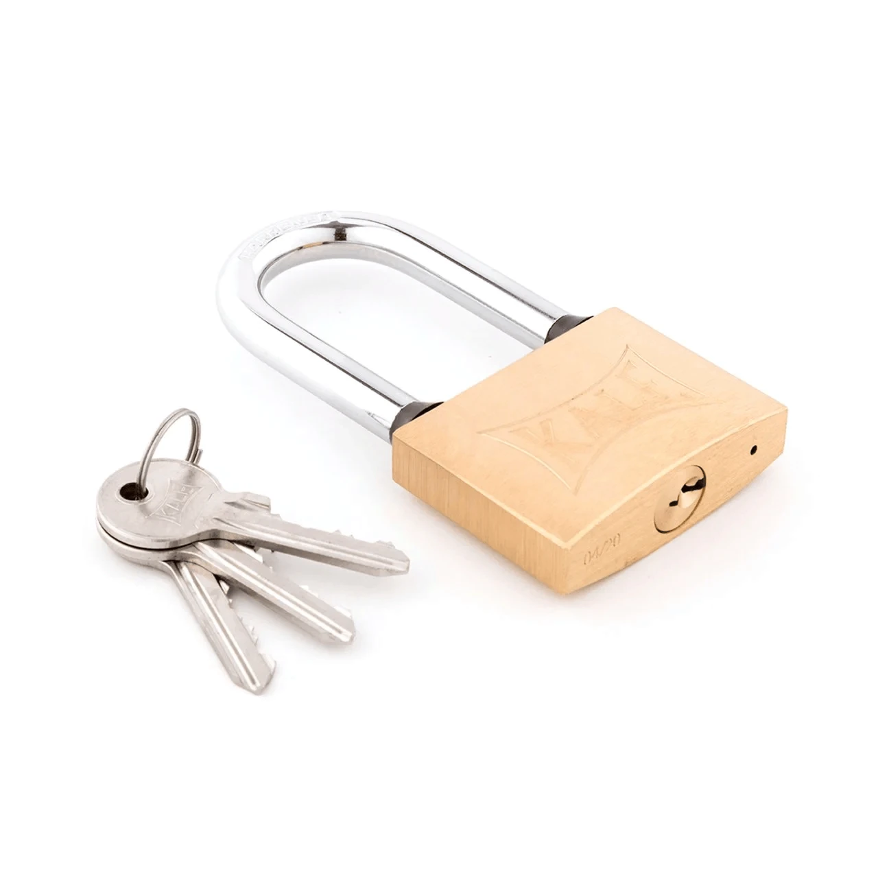 KALE KİLİT SARI ASMA KİLİT 60 MM UZUN KANCA / KD001/70-660