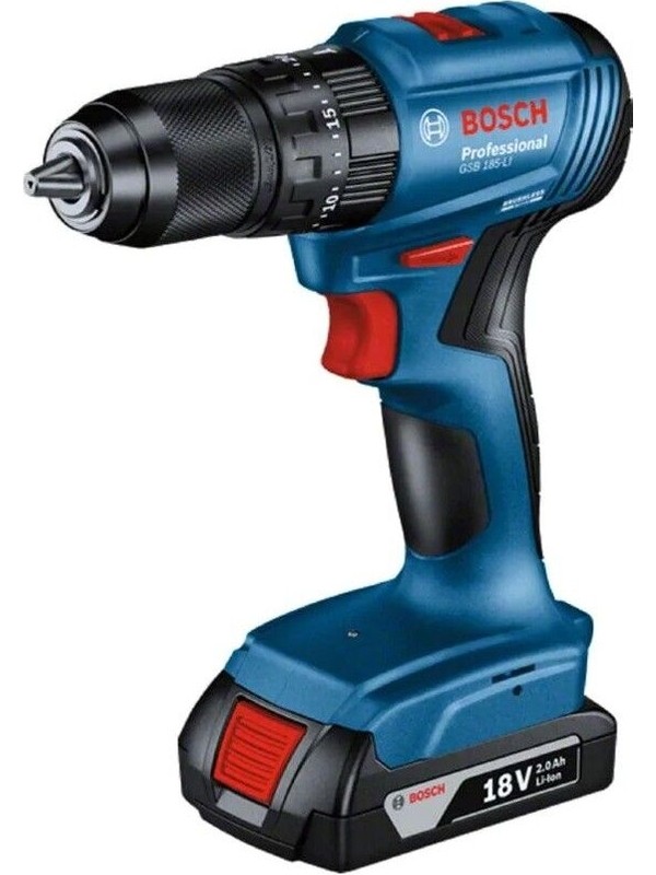 Bosch Professional GWS 180-LI + GSB 185-LI 18V Akülü Vidalama 2+4 Ah Çift Akü Set - 06019H9026