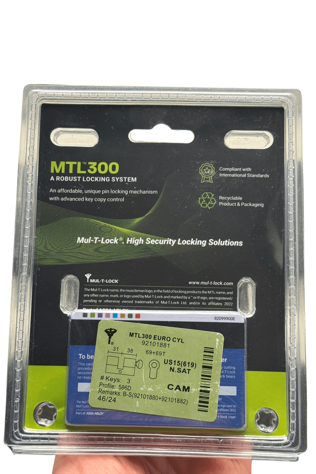Multlock Mtl 300 Ikiz Tuzaklı Barel Seti 69 Mm 92101881