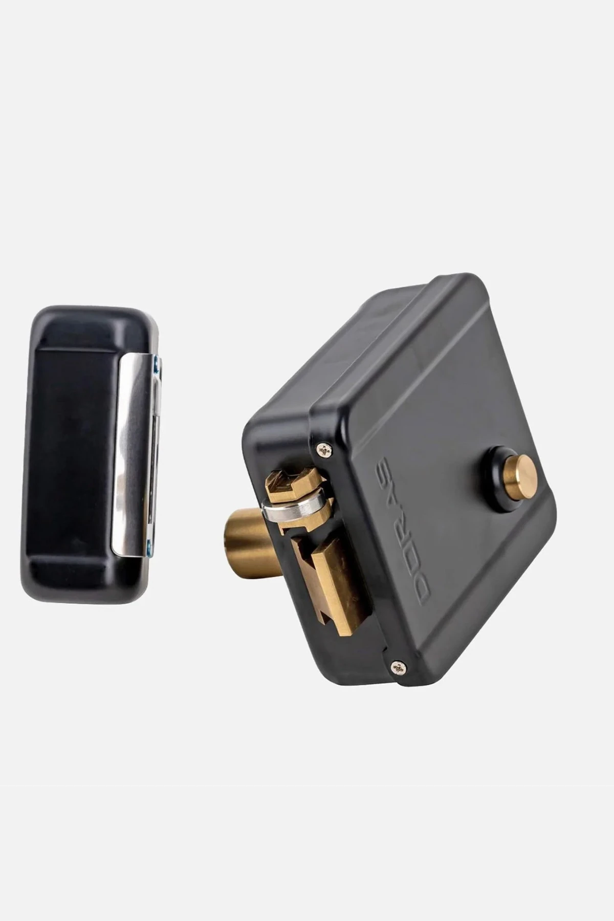 Doras Elektrikli Kapı Otomat Kilidi Makaralı Trajlı Kilit Düğmeli Dış Kapılar Otomatiği