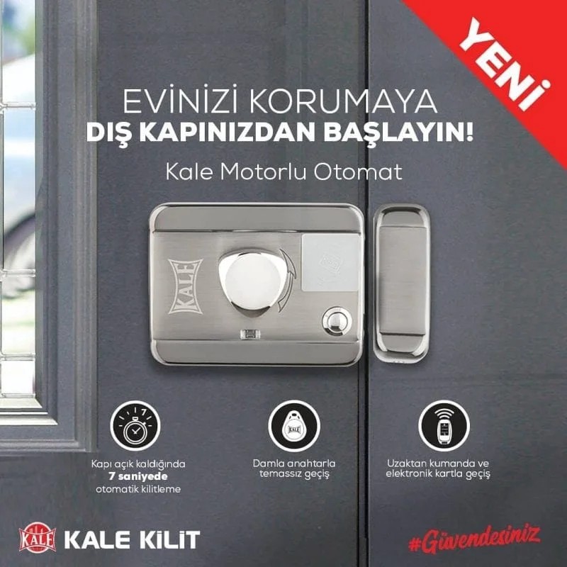 Kale Kilit Motorlu Otomat Kilit KD050/30-400