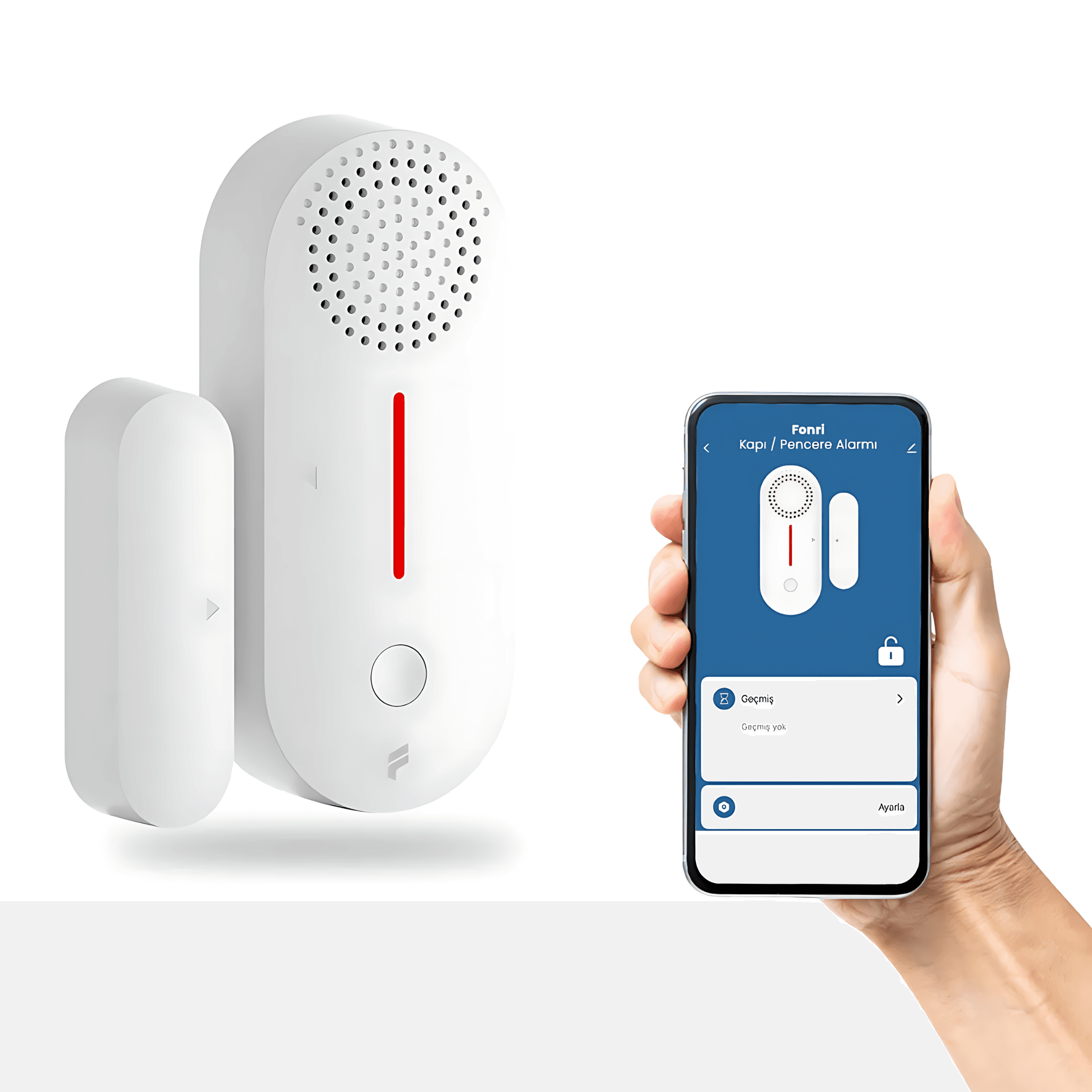 Fonri Akıllı Kablosuz Kapı Pencere Sirenli Hırsız Alarmı