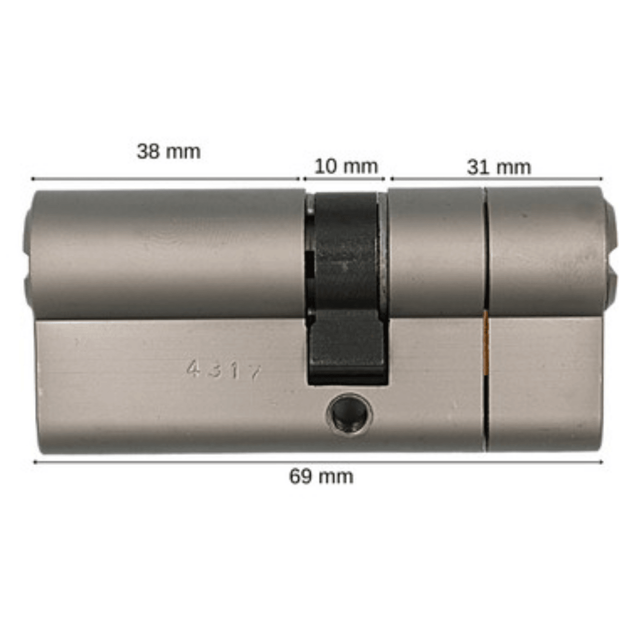 Mul-T-Lock Mtl 600 Tuzaklı Bilyalı Kapı Kilidi 69 Mm