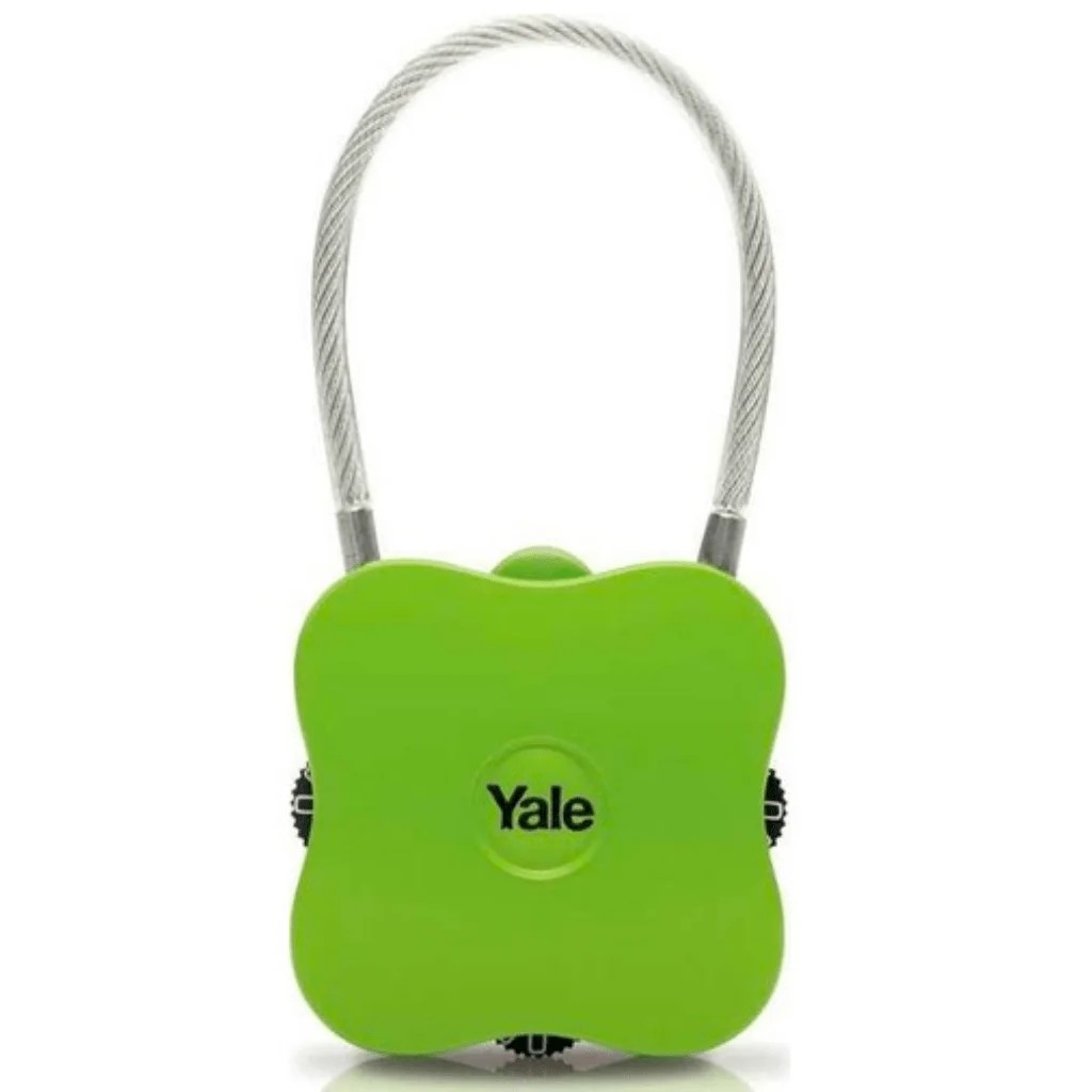 Yale Yuvarlak Köşeli Asma Kilit - Yeşil Blister YP4/41/350/1G