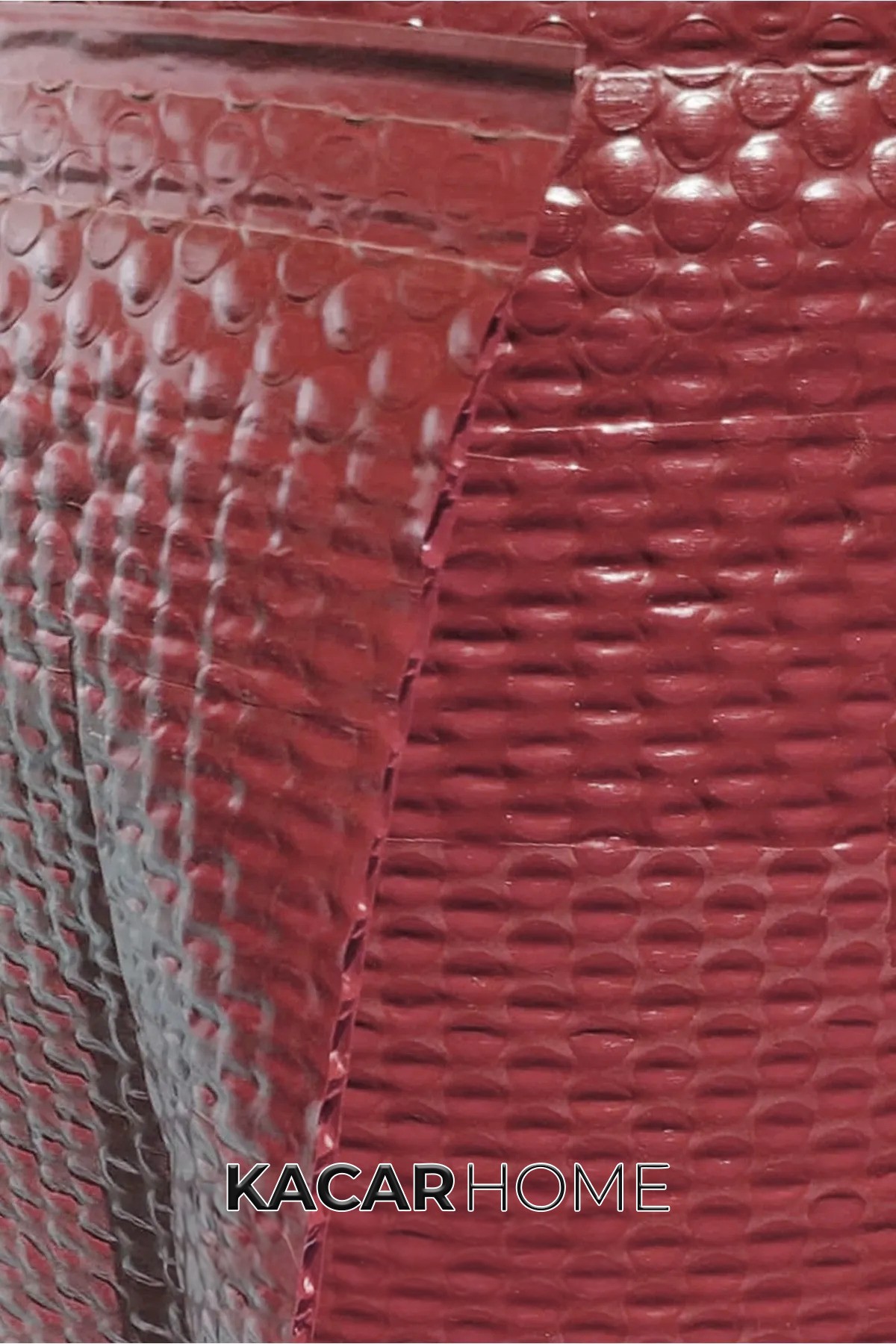 50cmx10m 290gr Kalın Kırmızı Ambalaj Poşeti Balonlu Havalı Naylon Patpat Pıtpıt Taşınma Poşeti