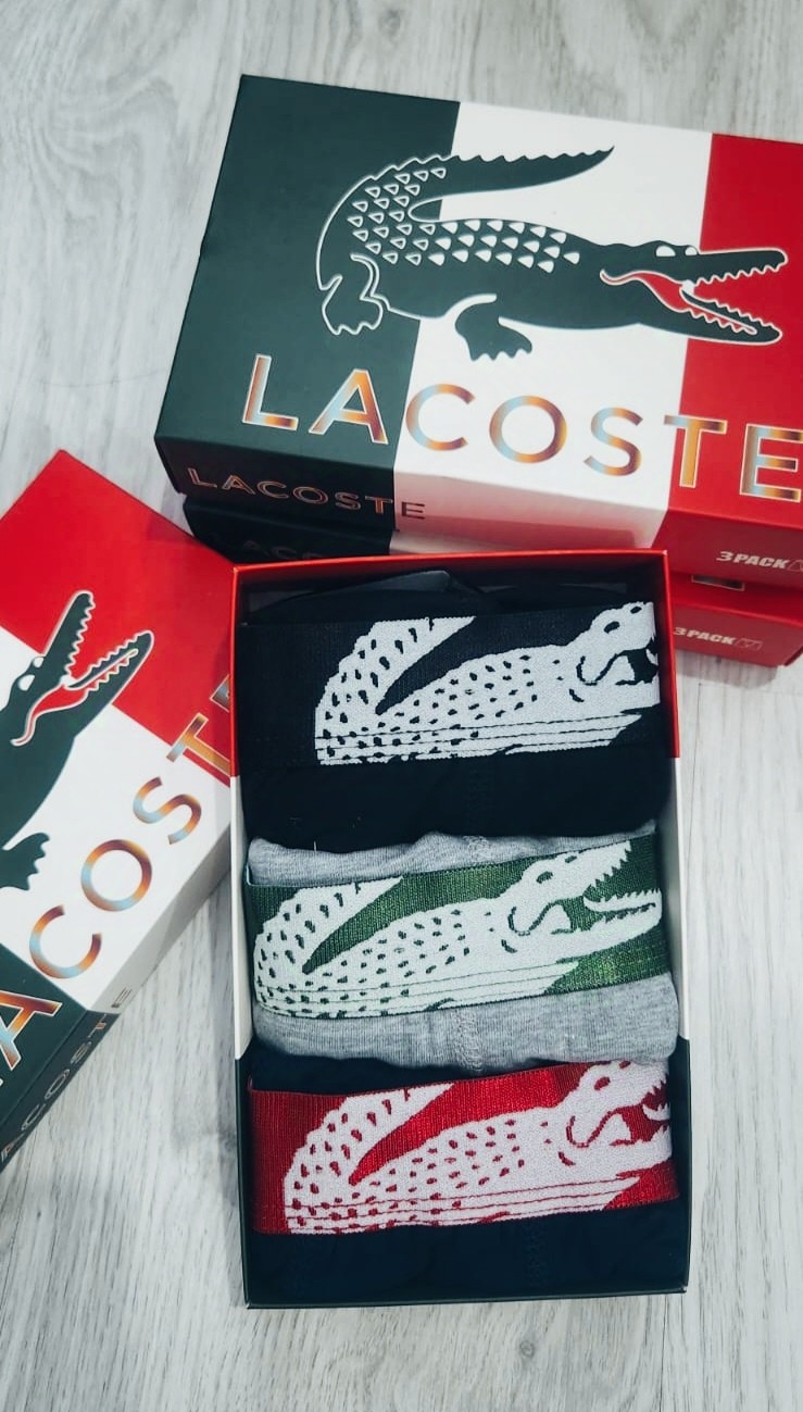 Lacoste Premium Boxer 3'lü Set