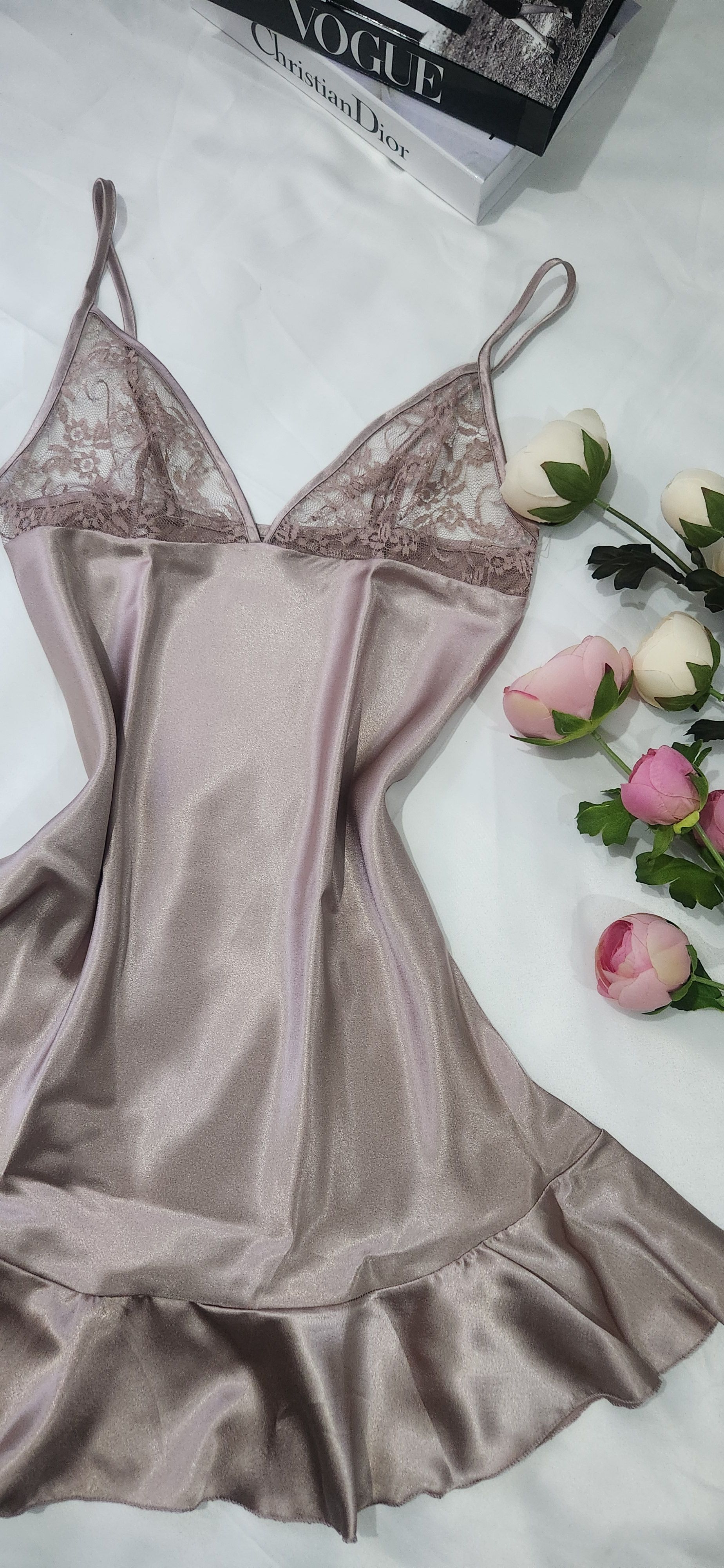 Angel Göğüs Dantel Babydoll 