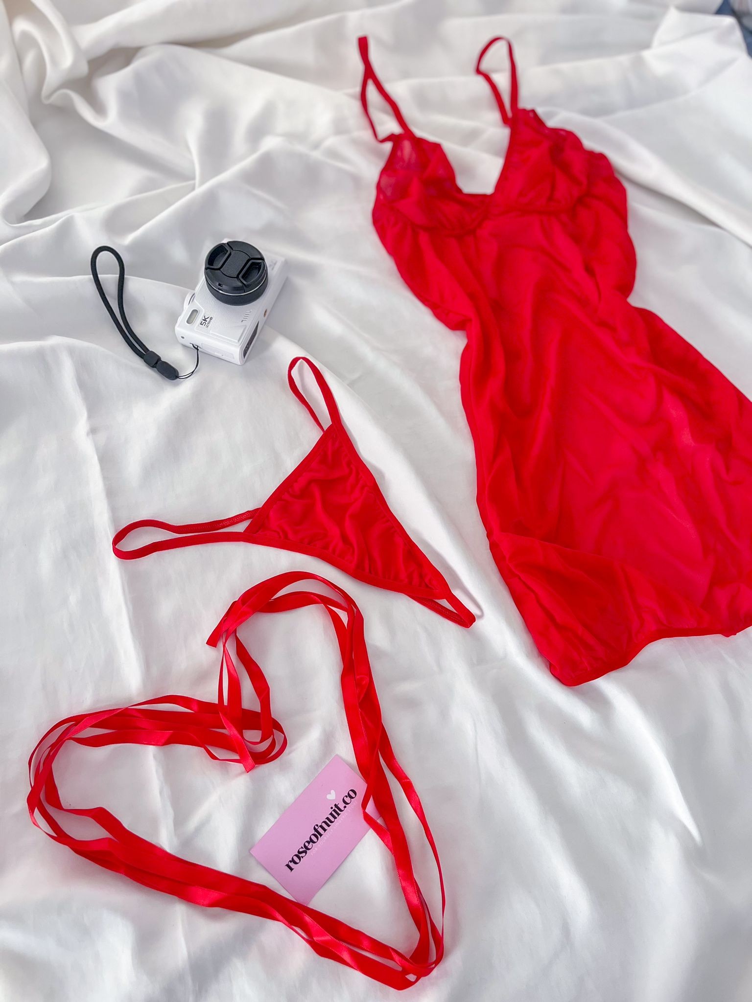 Arkası Çapraz Tül Bağlı Babydoll 