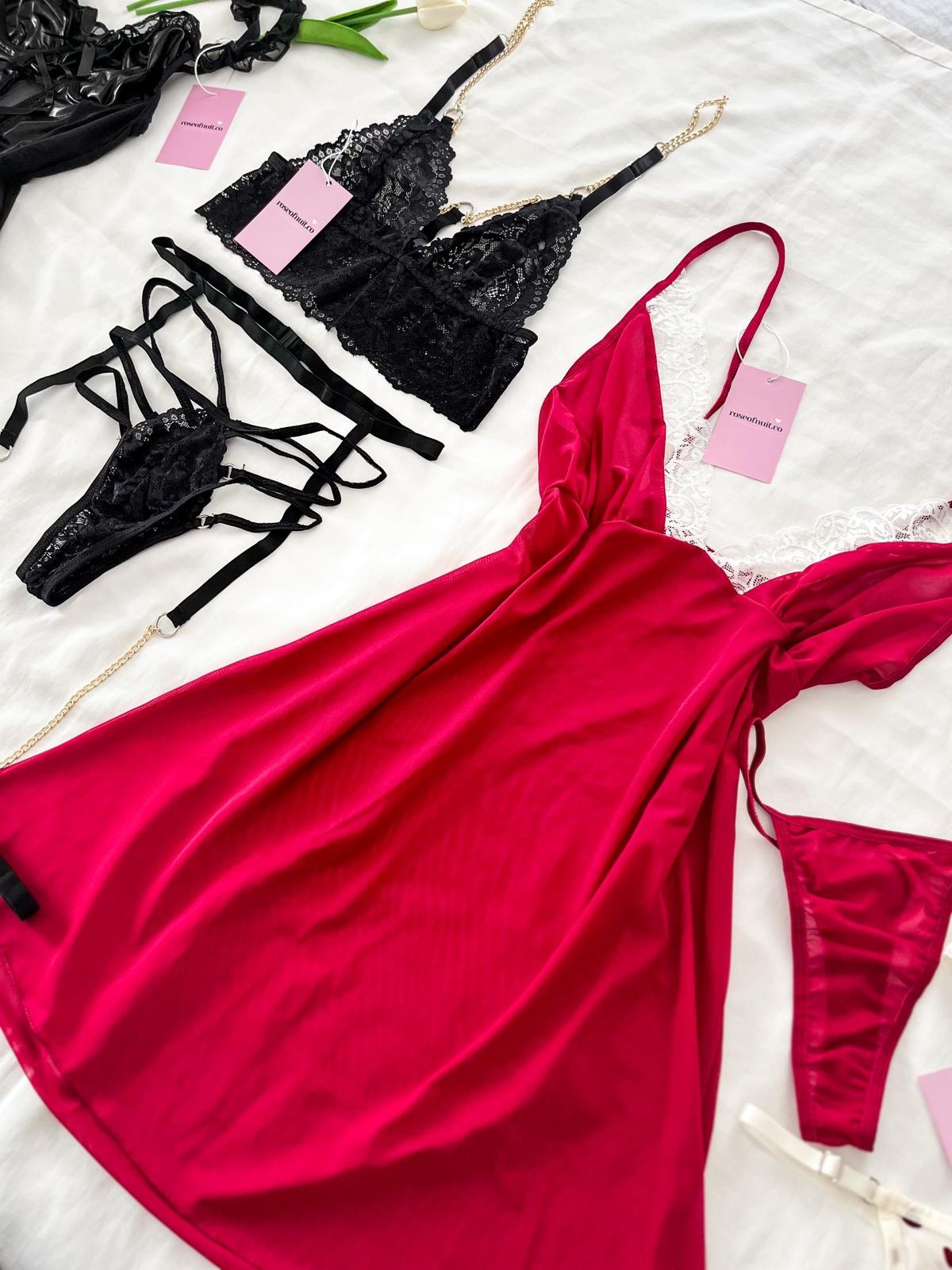 Midnight Allure Set Vücut Çorabı Hediye (10 Parça) 