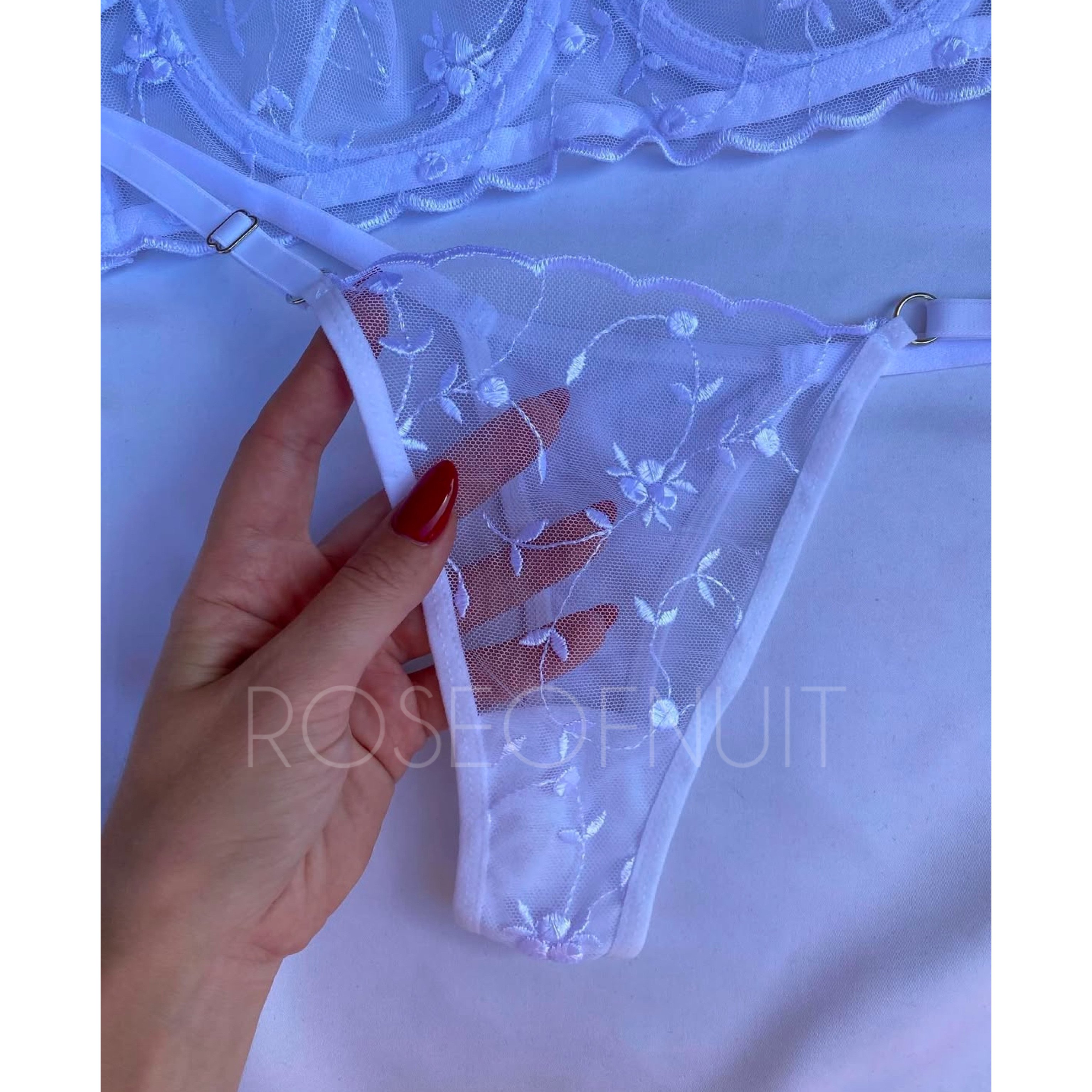 White Lady Balenli Bra Takım