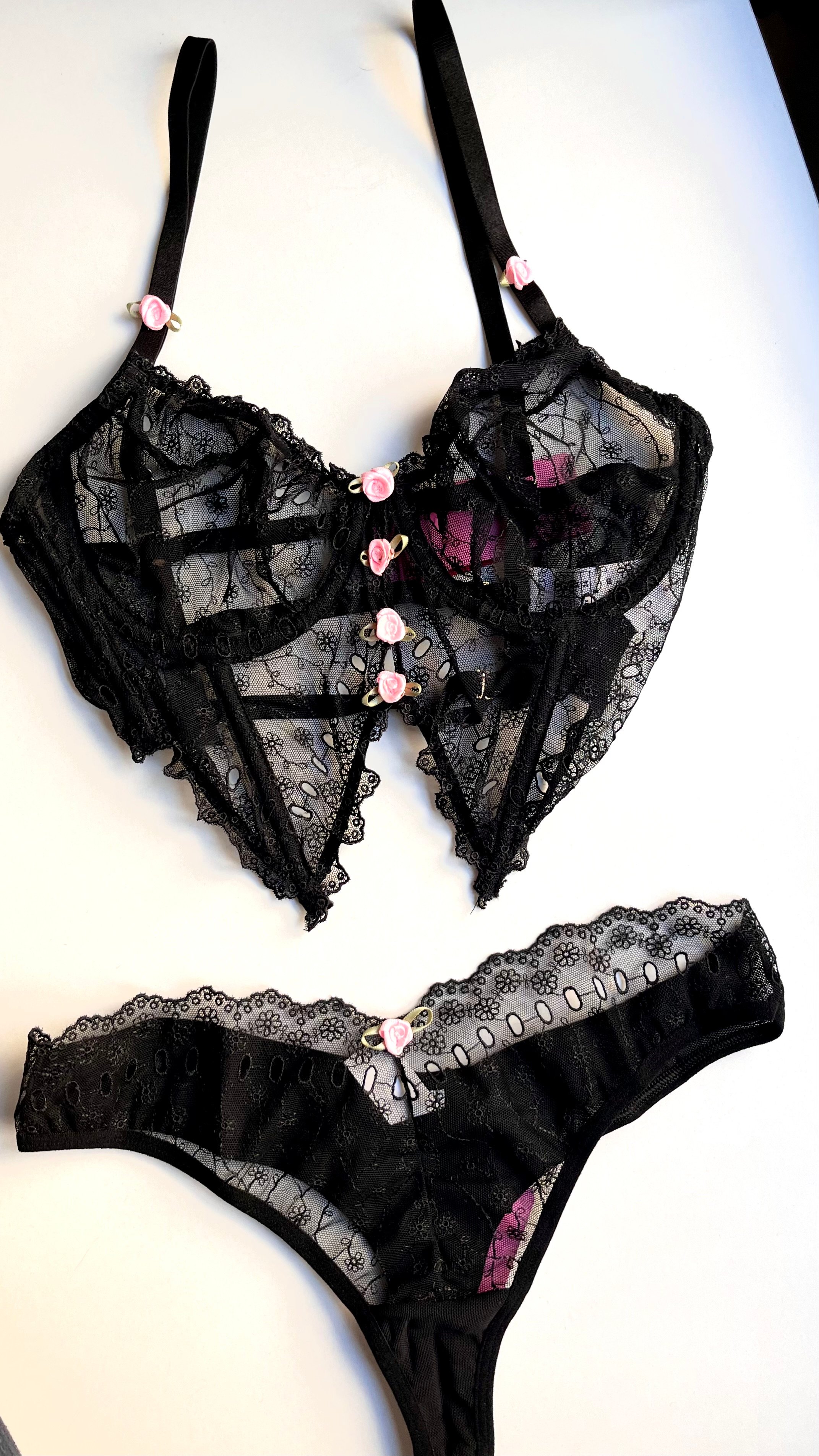 Black İthal Jartiyer Balenli Büstiyer Set