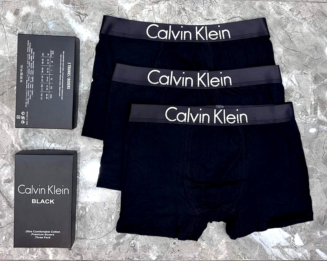 C`K Black Premium 3'lü Boxer Set