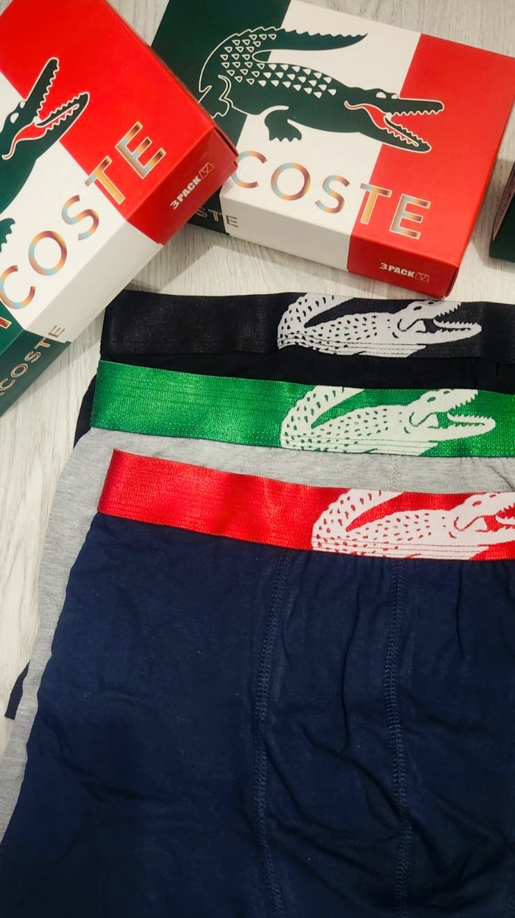 Lacoste Premium Boxer 3'lü Set