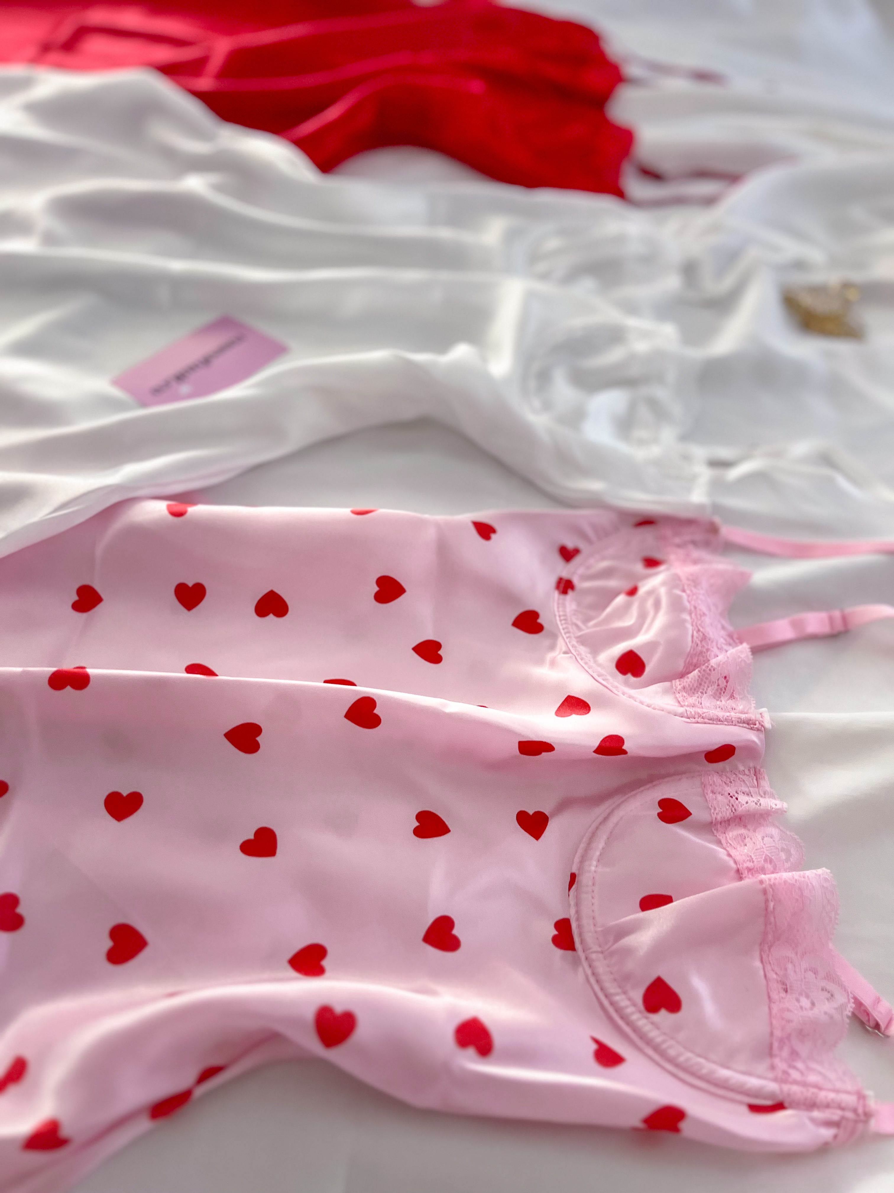 Sweetheart Dream Satin Set (3Parça) 
