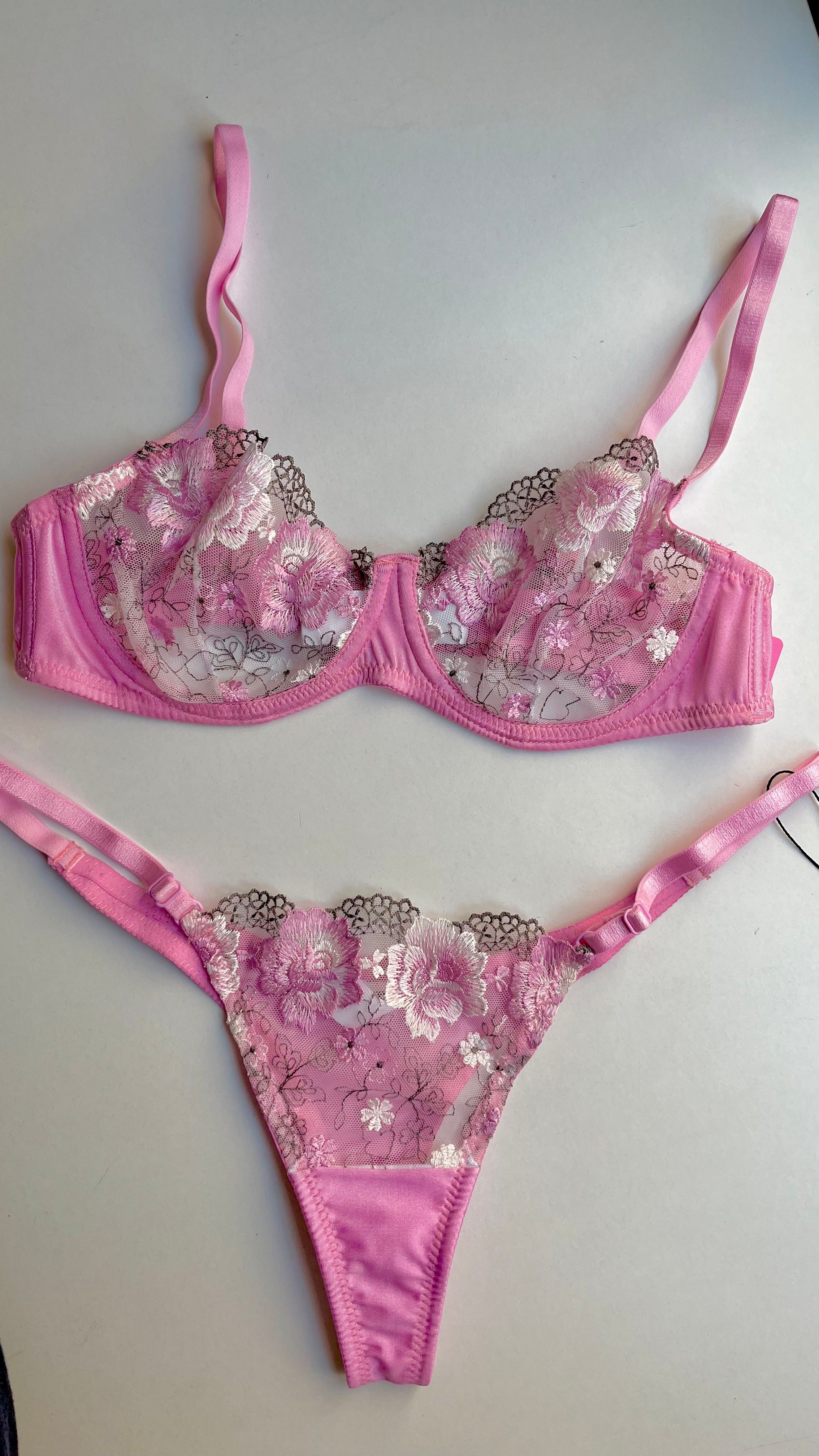 Pinky İthal Jartiyer Balenli Bra Takım