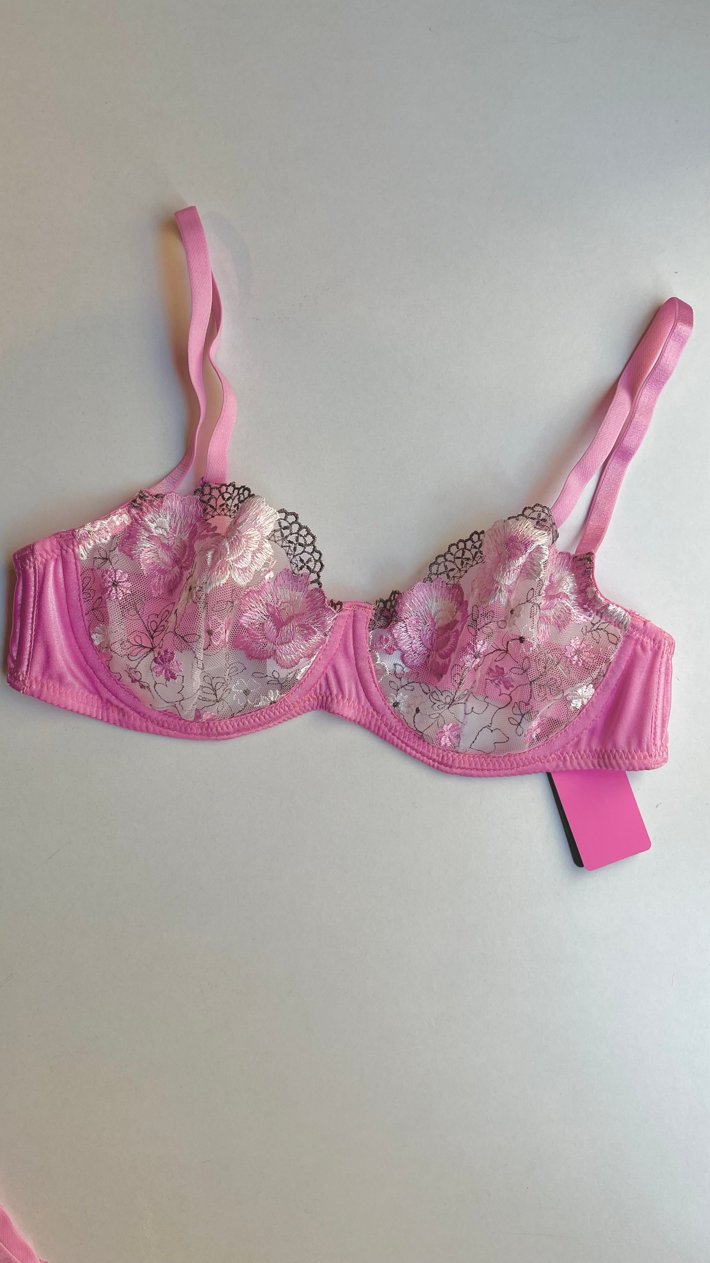 Pinky İthal Jartiyer Balenli Bra Takım