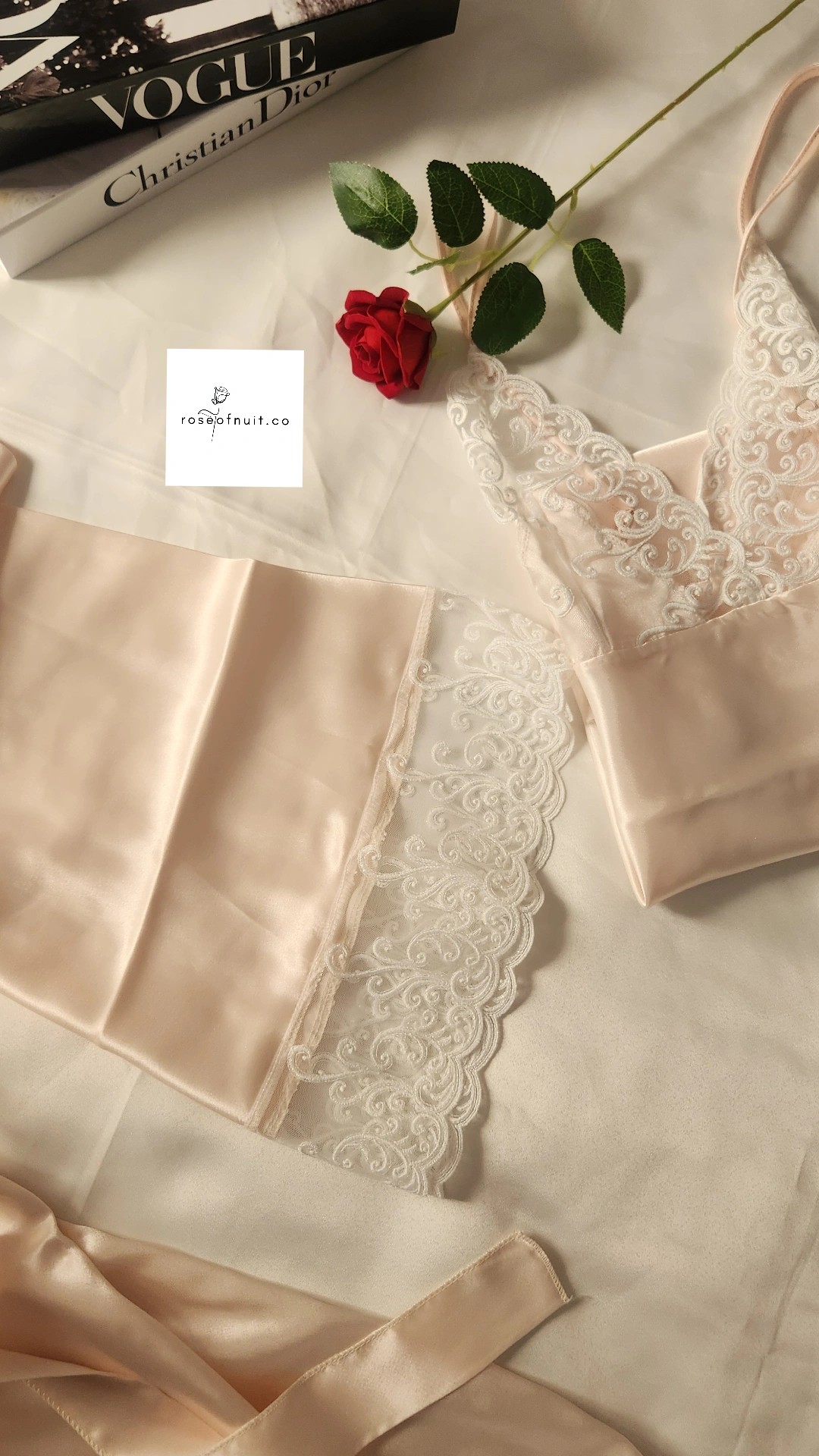 İşleme Detaylı Lotus Sabahlıklı Takım ❤️‍🔥