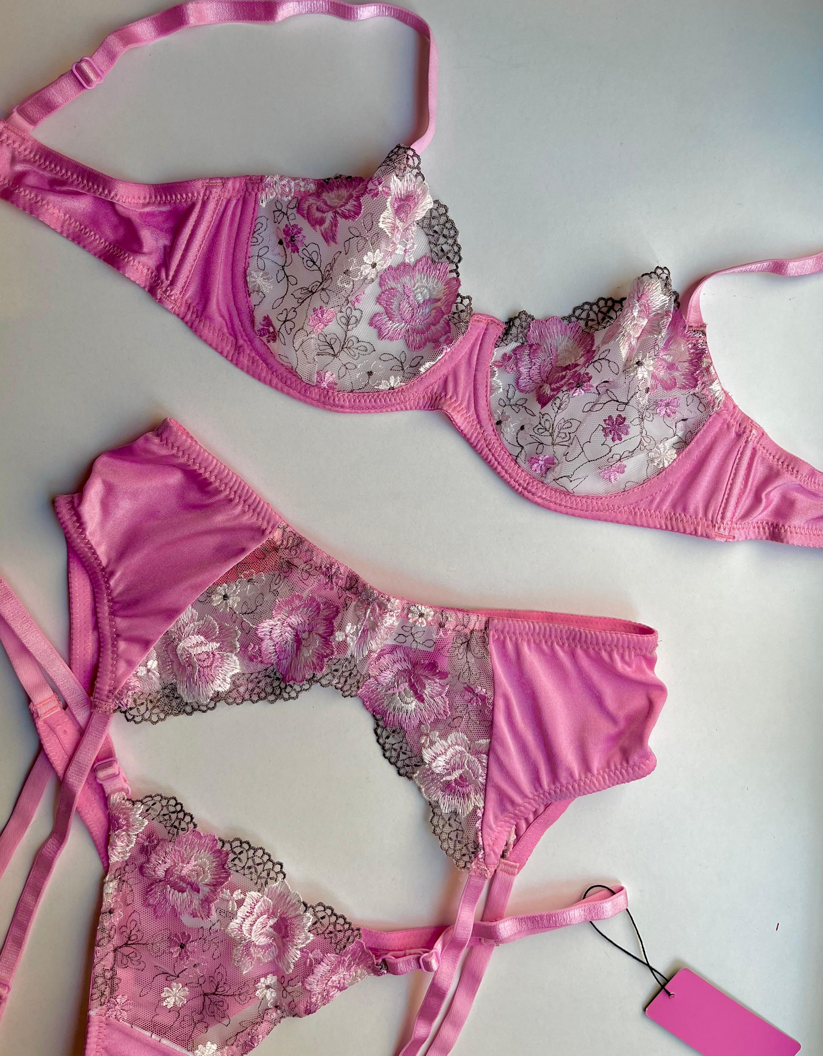 Pinky İthal Jartiyer Balenli Bra Takım