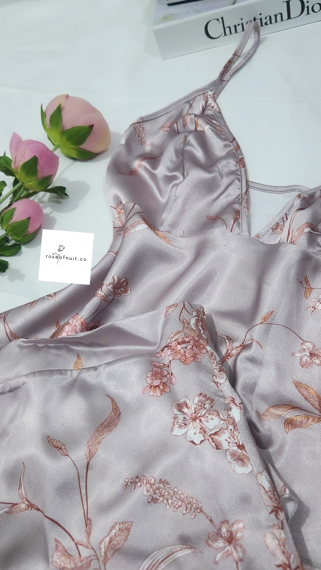 Yaka detaylı Premium Saten Şortlu Takım 