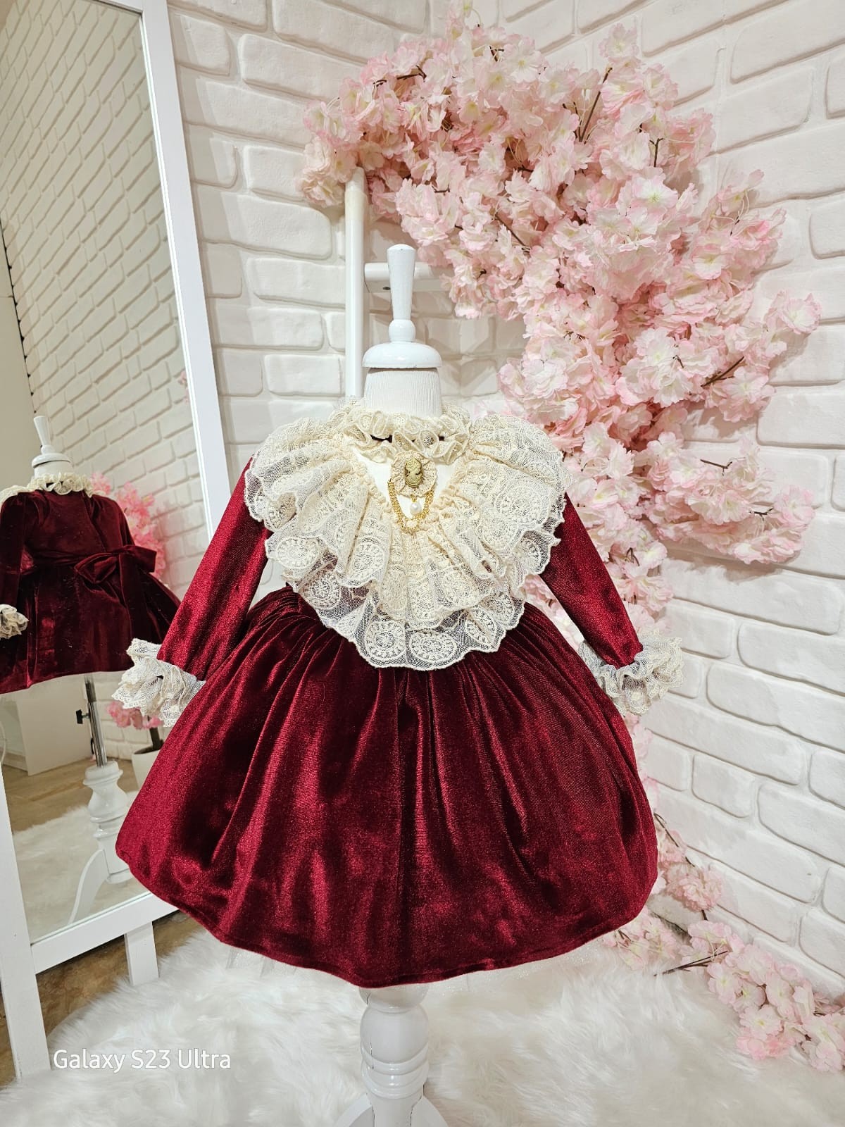 Bordo Kadife Kız Bebek Elbisesi,Doğum günü elbise,fotoğraf çekim elbisesi,0-10 Yaşa Uygun