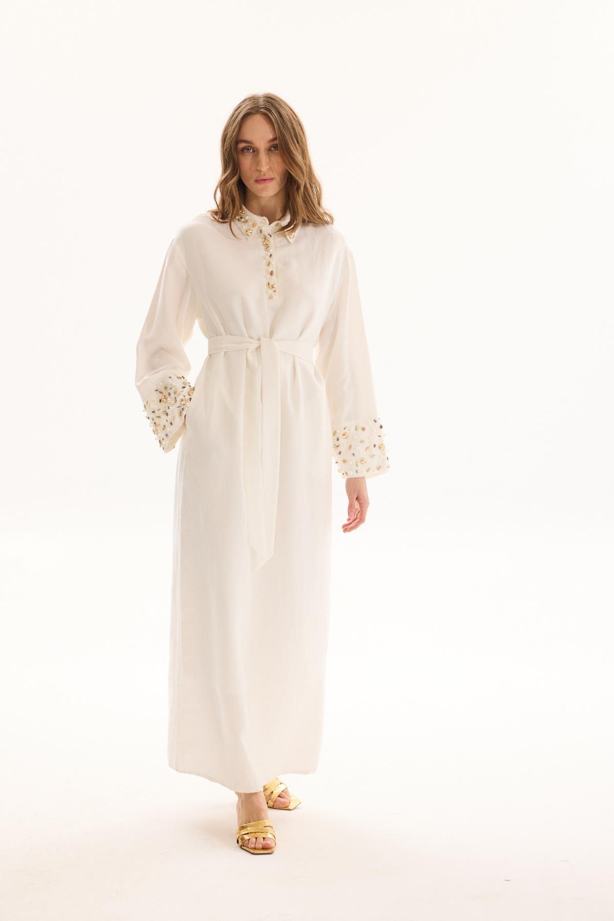 Linen Elbise