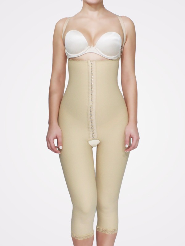 LP-185 ABDOMINAL POST-SURGICAL COMPRESSION GARMENT (WITH STRAPS-BELOW THE KNEE)