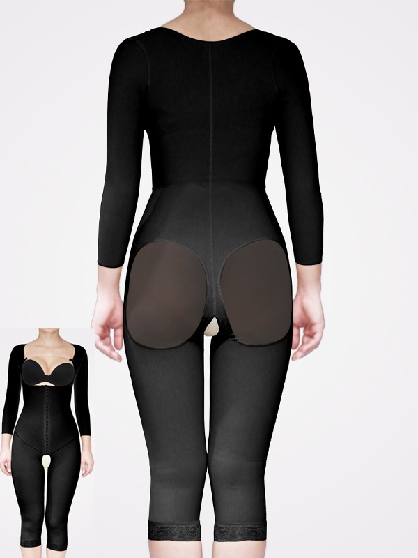 LP-216 POST-SURGICAL COMPRESSION GARMENT FOR BBL FAT TRANSFER WITH SLEEVES (BELOW THE KNEE)