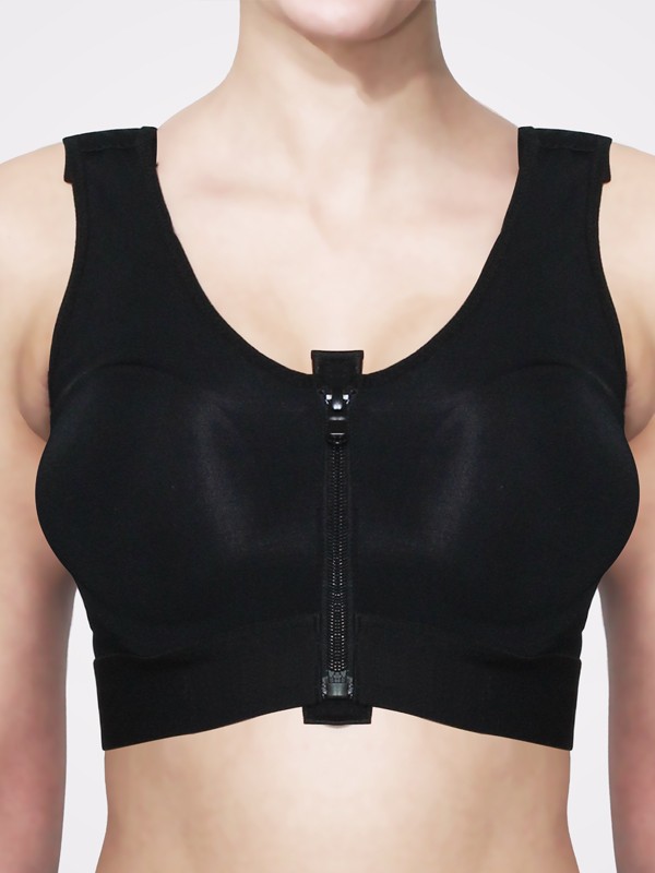 LP-156 POST-SURGICAL COMPRESSION BRA (WITH ZIPPER)