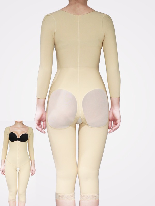 LP-216 POST-SURGICAL COMPRESSION GARMENT FOR BBL FAT TRANSFER WITH SLEEVES (BELOW THE KNEE)