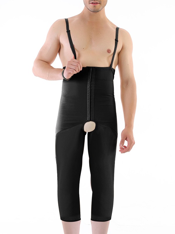 LP-326 POST-SURGICAL COMPRESSION GARMENT WITH ABDOMINAL EXTENSION (BELOW THE KNEE) MALE