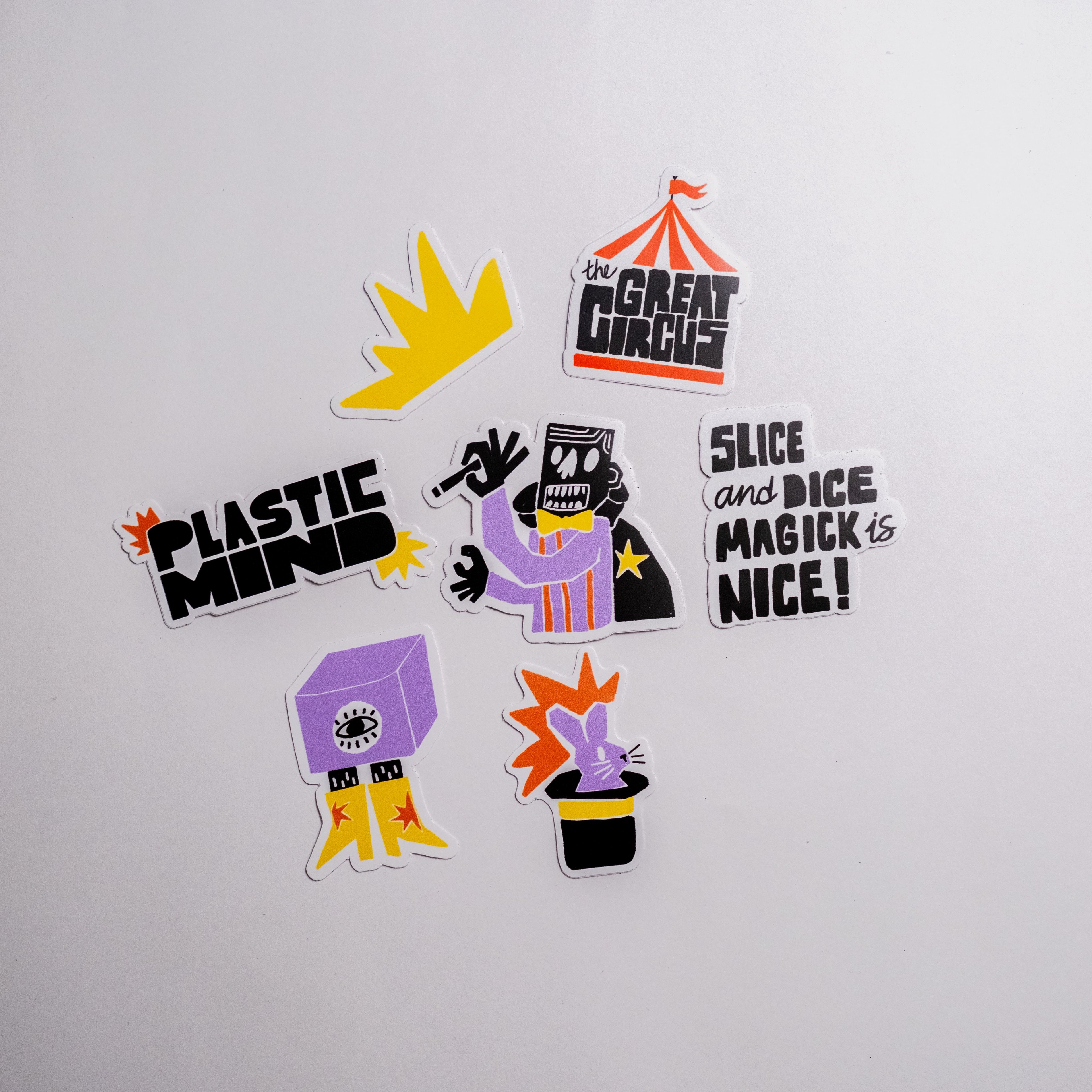 MAGICK! - THE GREAT CIRCUS STICKER PACK