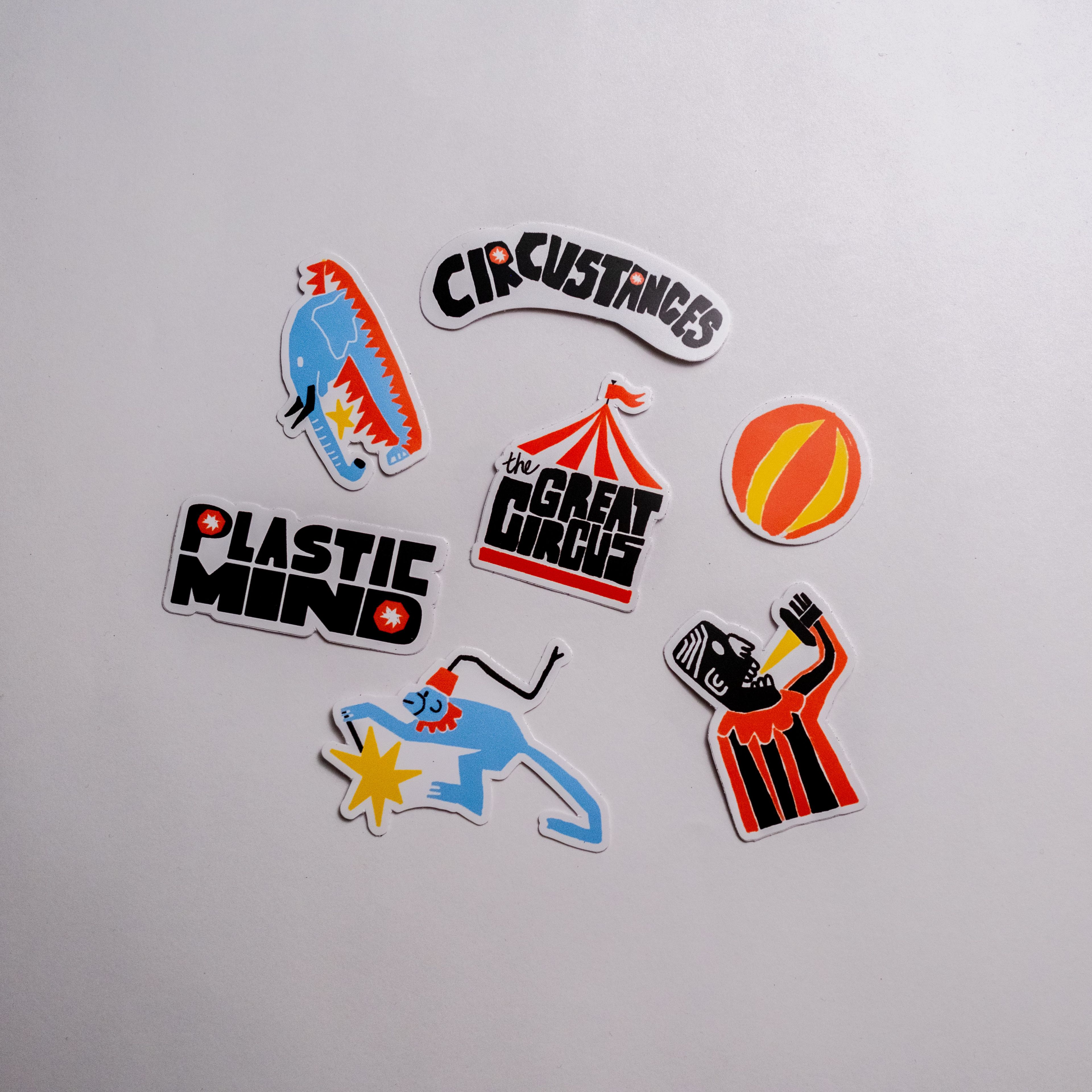 CIRCUSTANCES - THE GREAT CIRCUS STICKER PACK