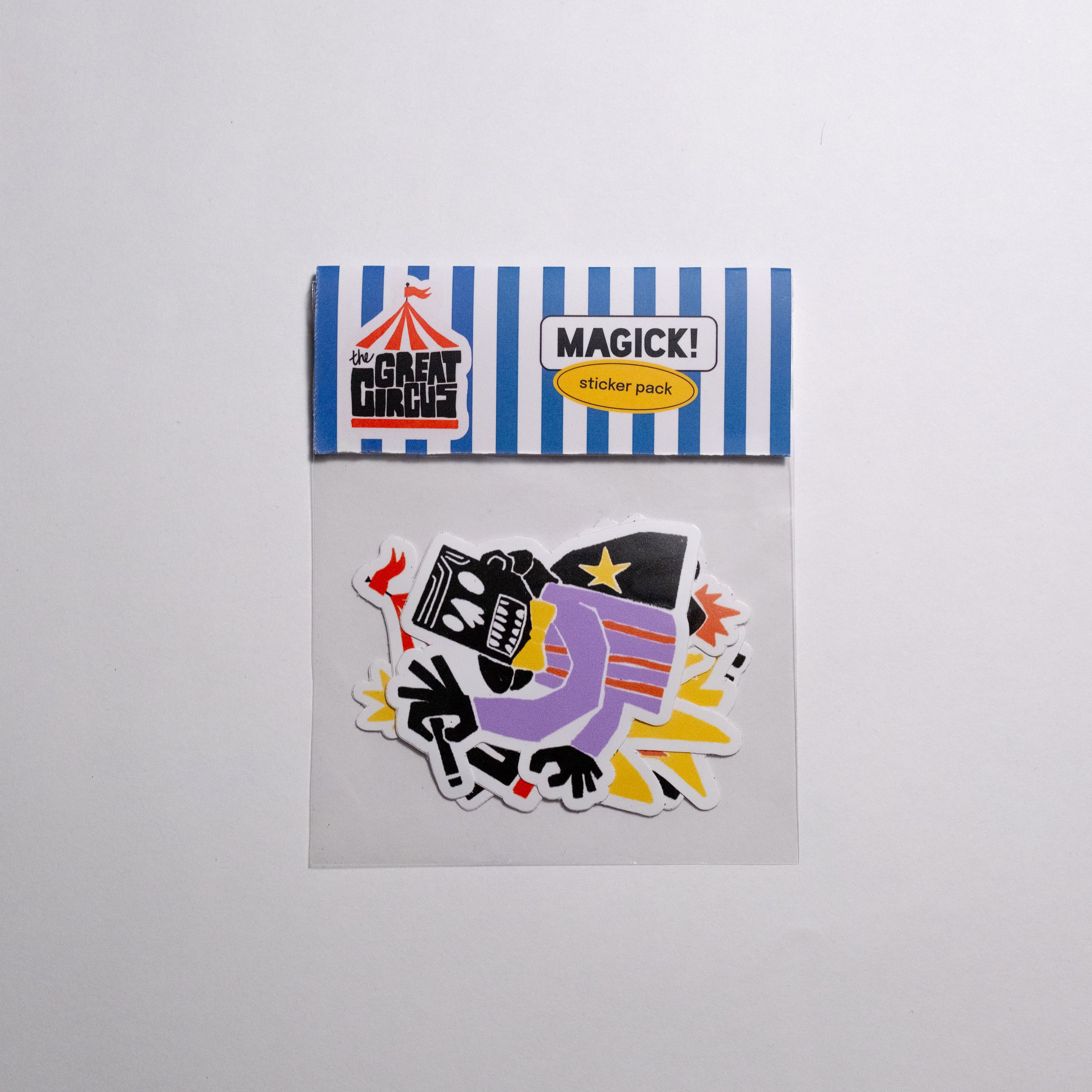 MAGICK! - THE GREAT CIRCUS STICKER PACK
